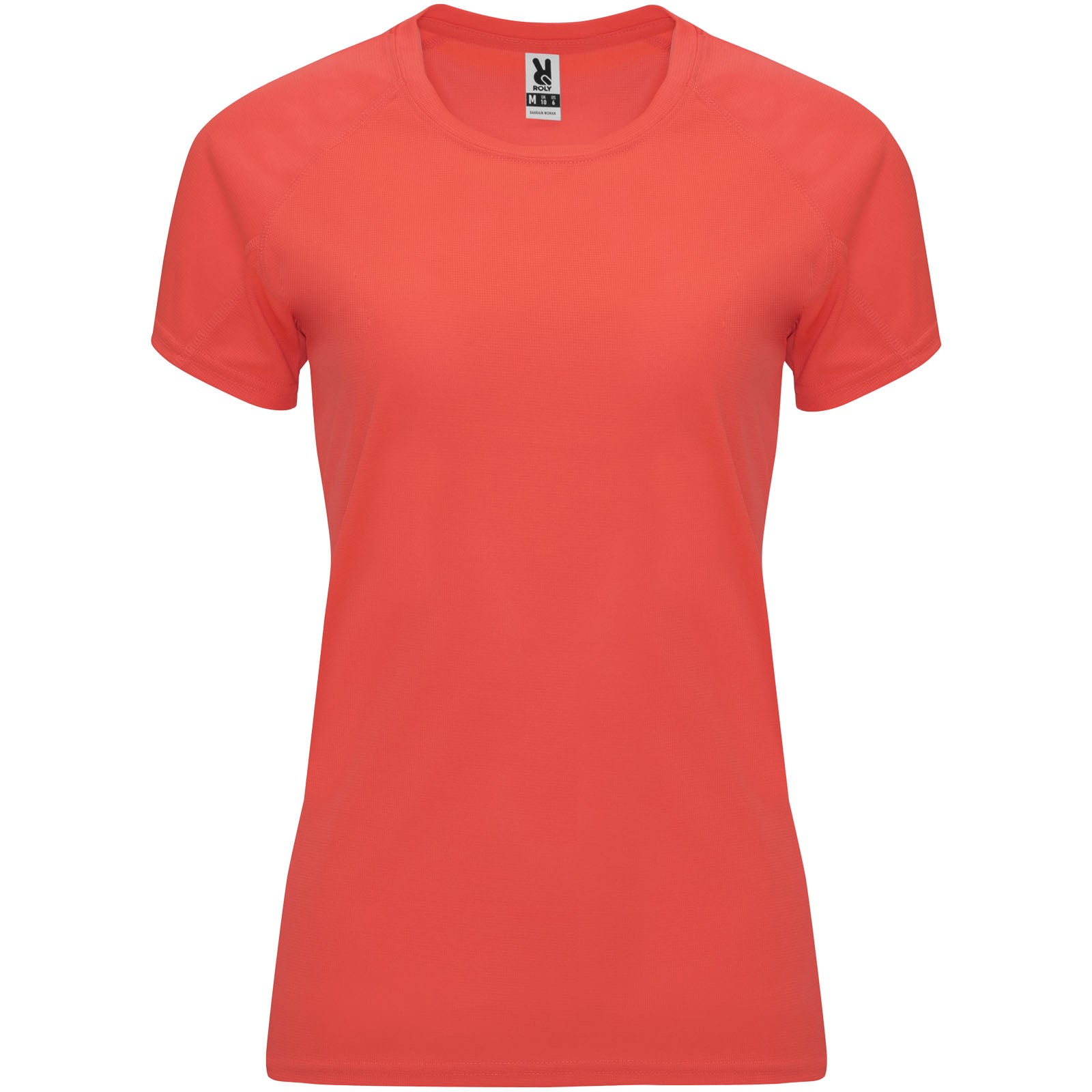 Bahrain 135 g/m² Sport T-Shirt für Damen – Fluorkoralle – 2XL