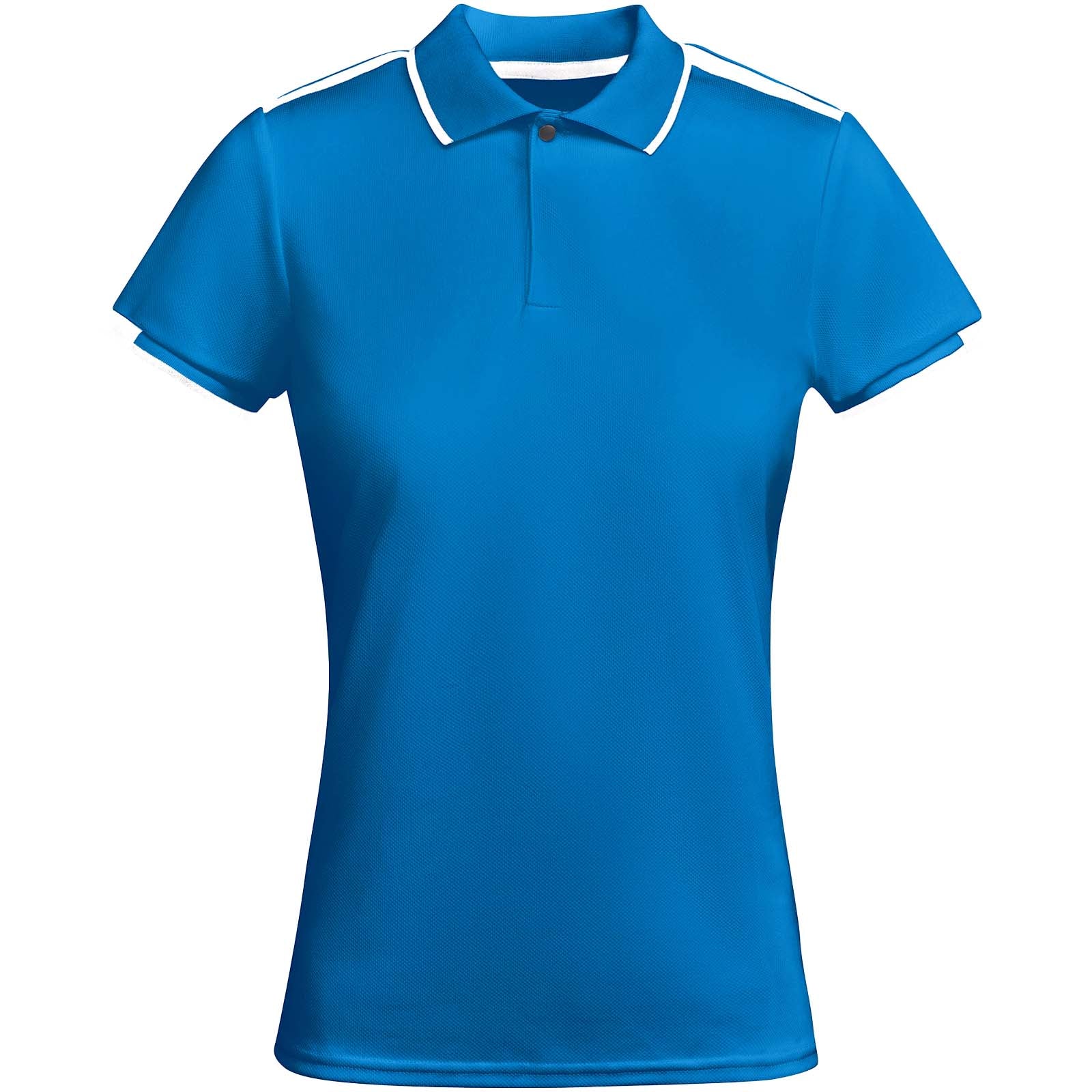 Tamil 150 g/m² Sport Poloshirt für Damen – Royalblau Weiss – 2XL