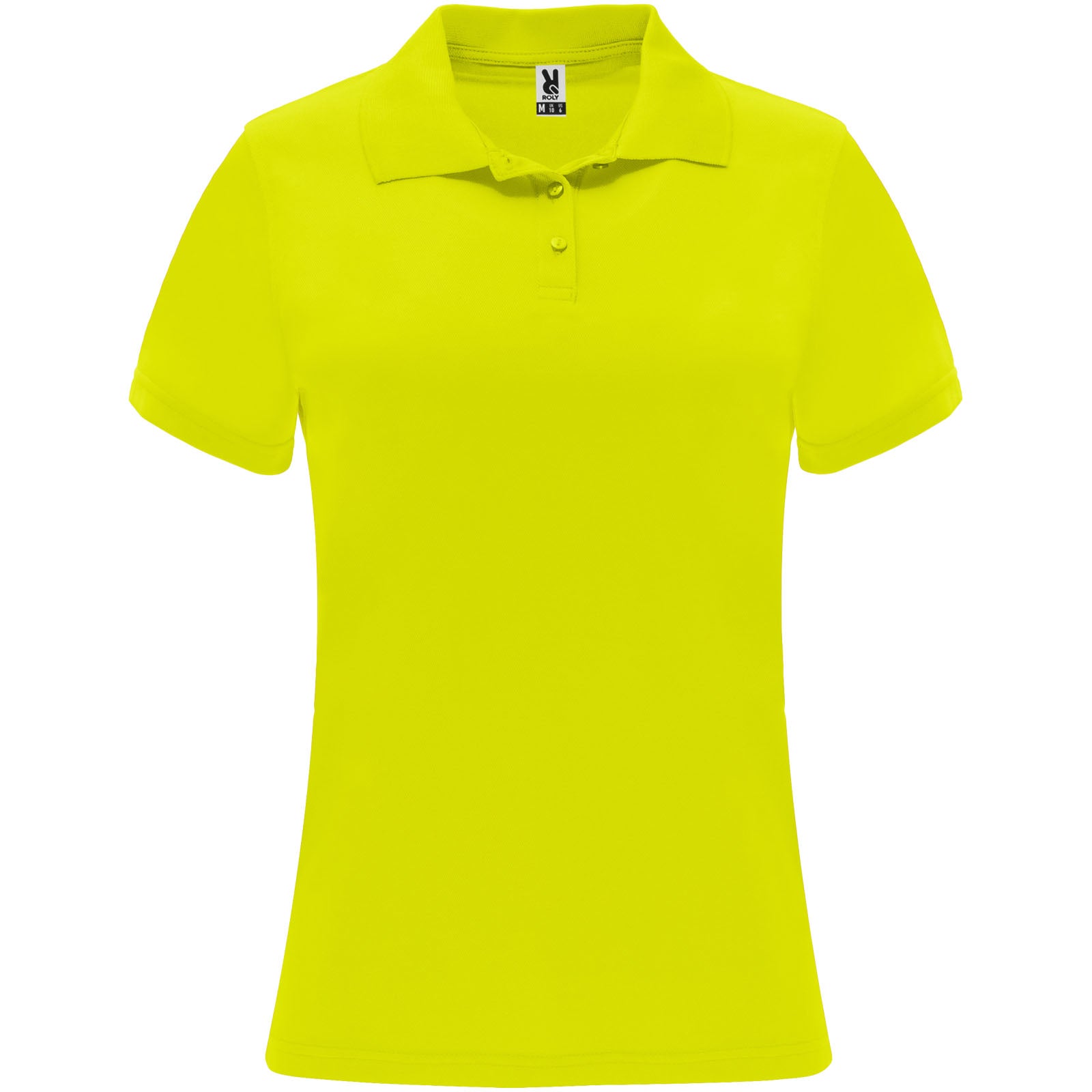 Monzha 150 g/m² Sport Poloshirt für Damen – Fluorgelb – 2XL