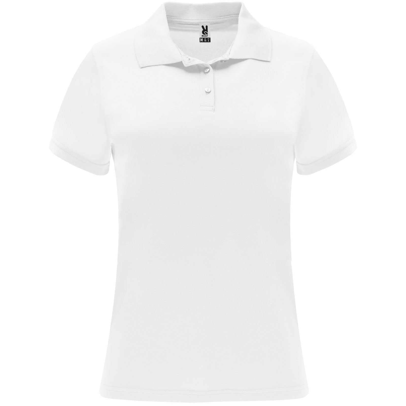 Monzha 150 g/m² Sport Poloshirt für Damen – Weiss – 2XL