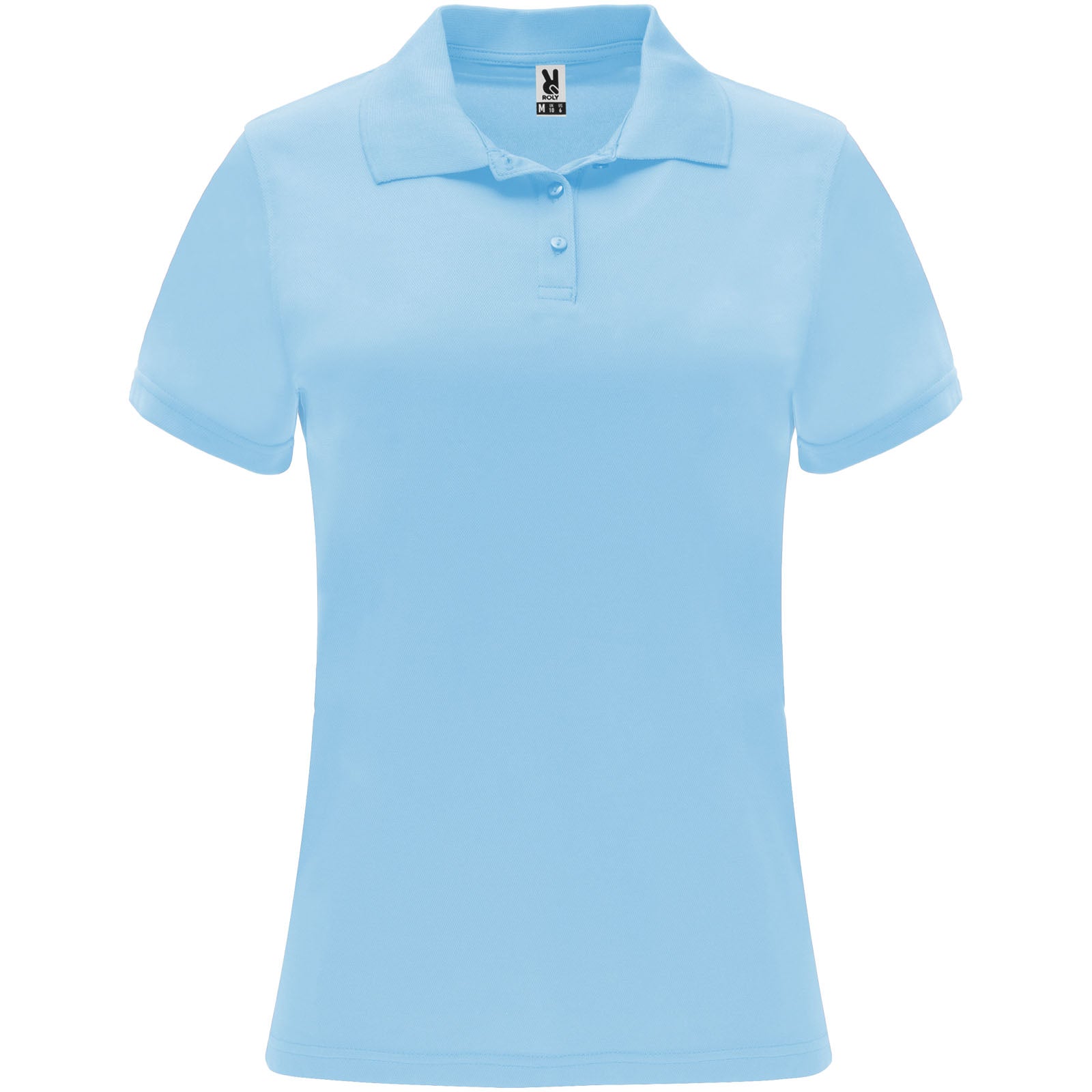Monzha 150 g/m² Sport Poloshirt für Damen – Himmelblau – 2XL
