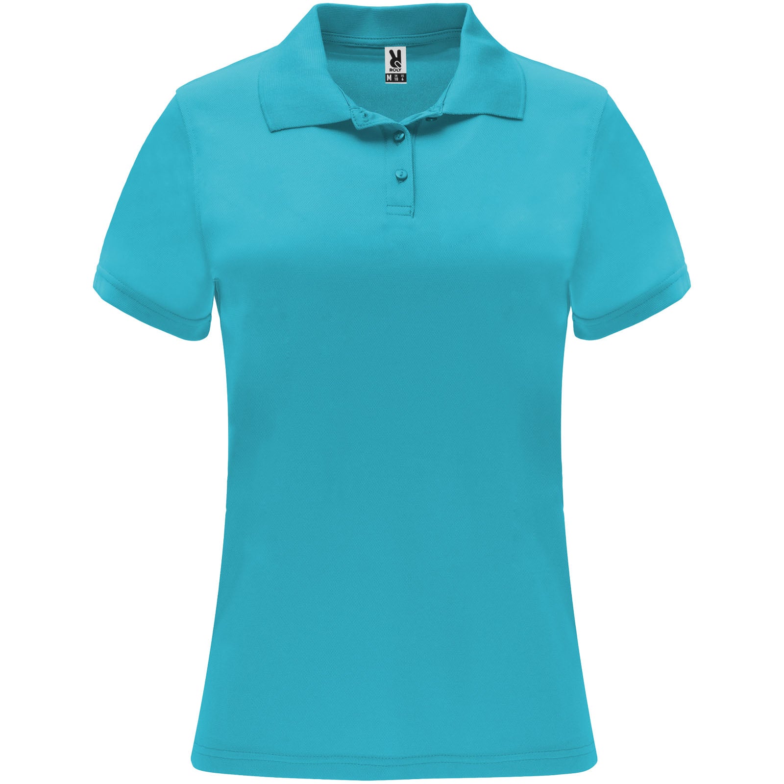 Monzha 150 g/m² Sport Poloshirt für Damen – Türkis – 2XL