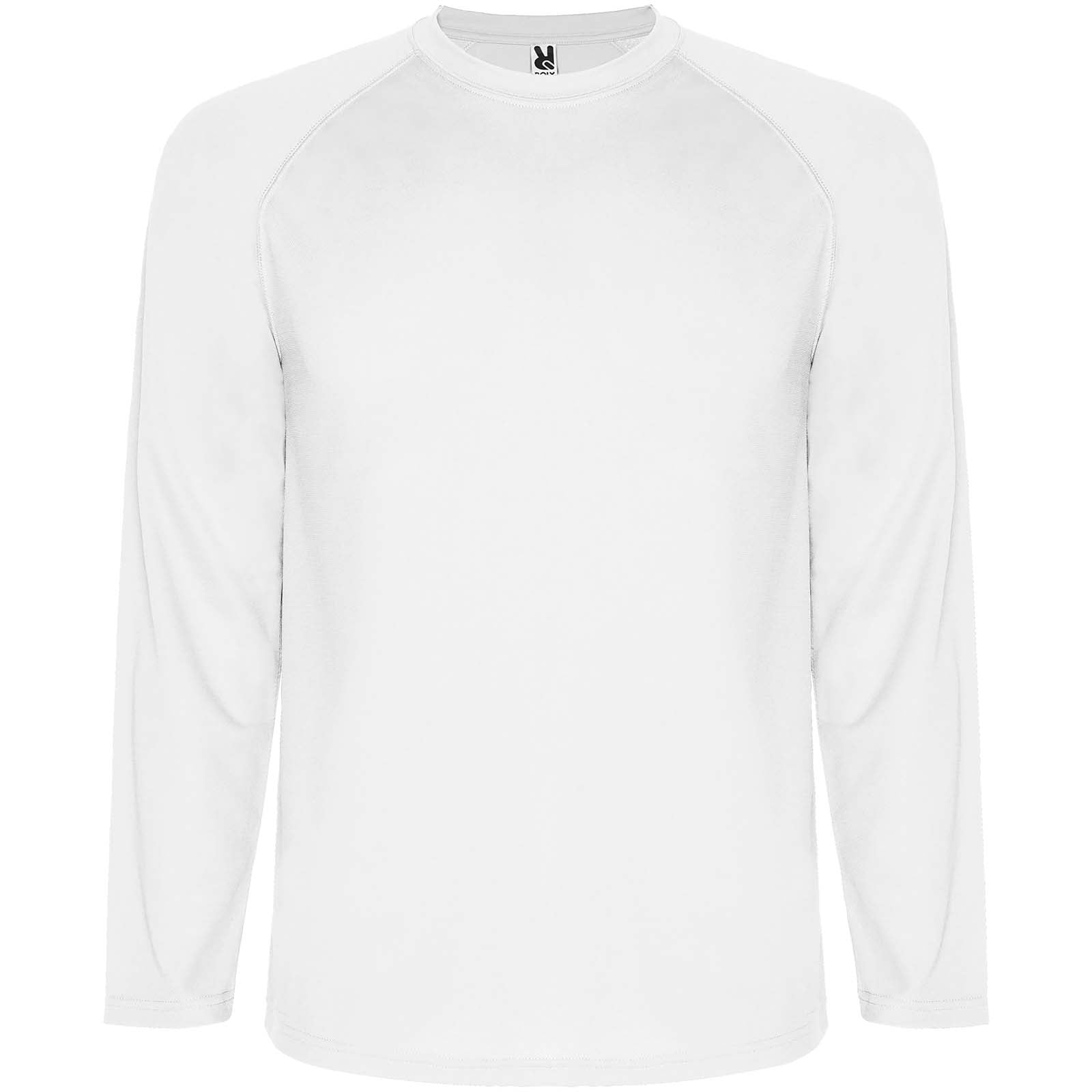 Montecarlo 150 g/m² Langarm Sport-Shirt für Männer – Weiss – 2XL