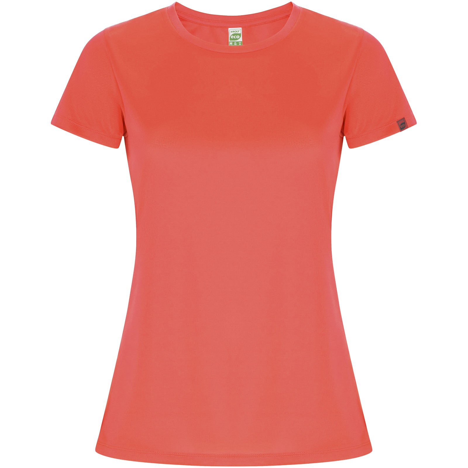 Imola 135 g/m² Sport T-Shirt für Damen – Fluorkoralle – 2XL