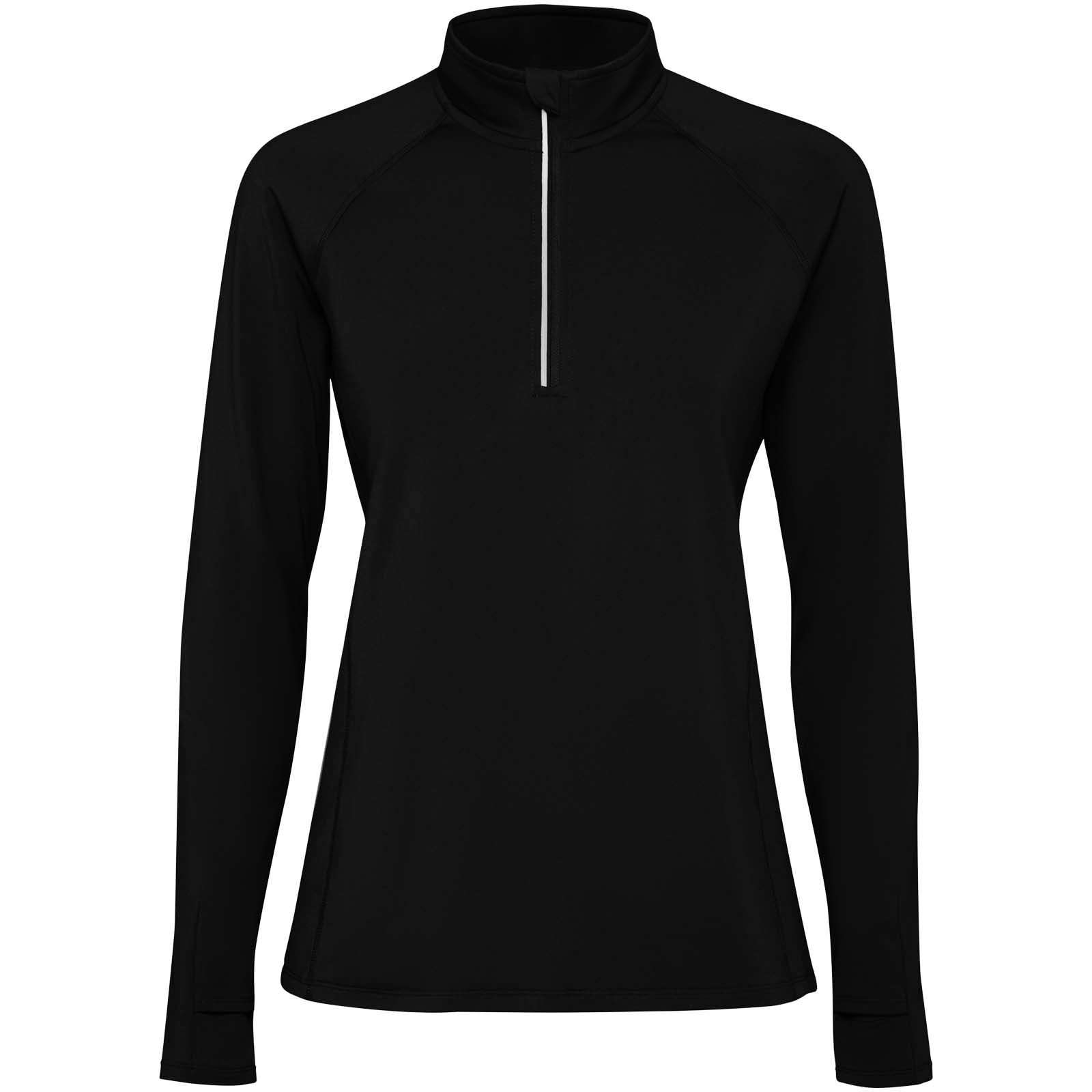 Estambul 200 g/m² Half-Zip Sweatshirt für Damen – Schwarz – 2XL