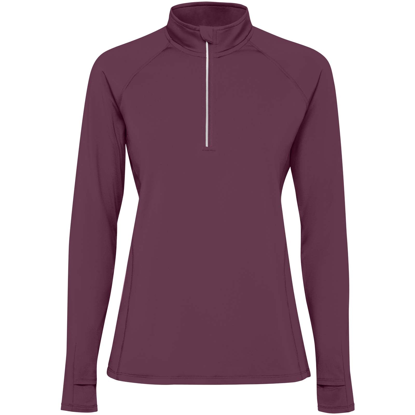 Estambul 200 g/m² Half-Zip Sweatshirt für Damen – Pflaumenrot – 2XL