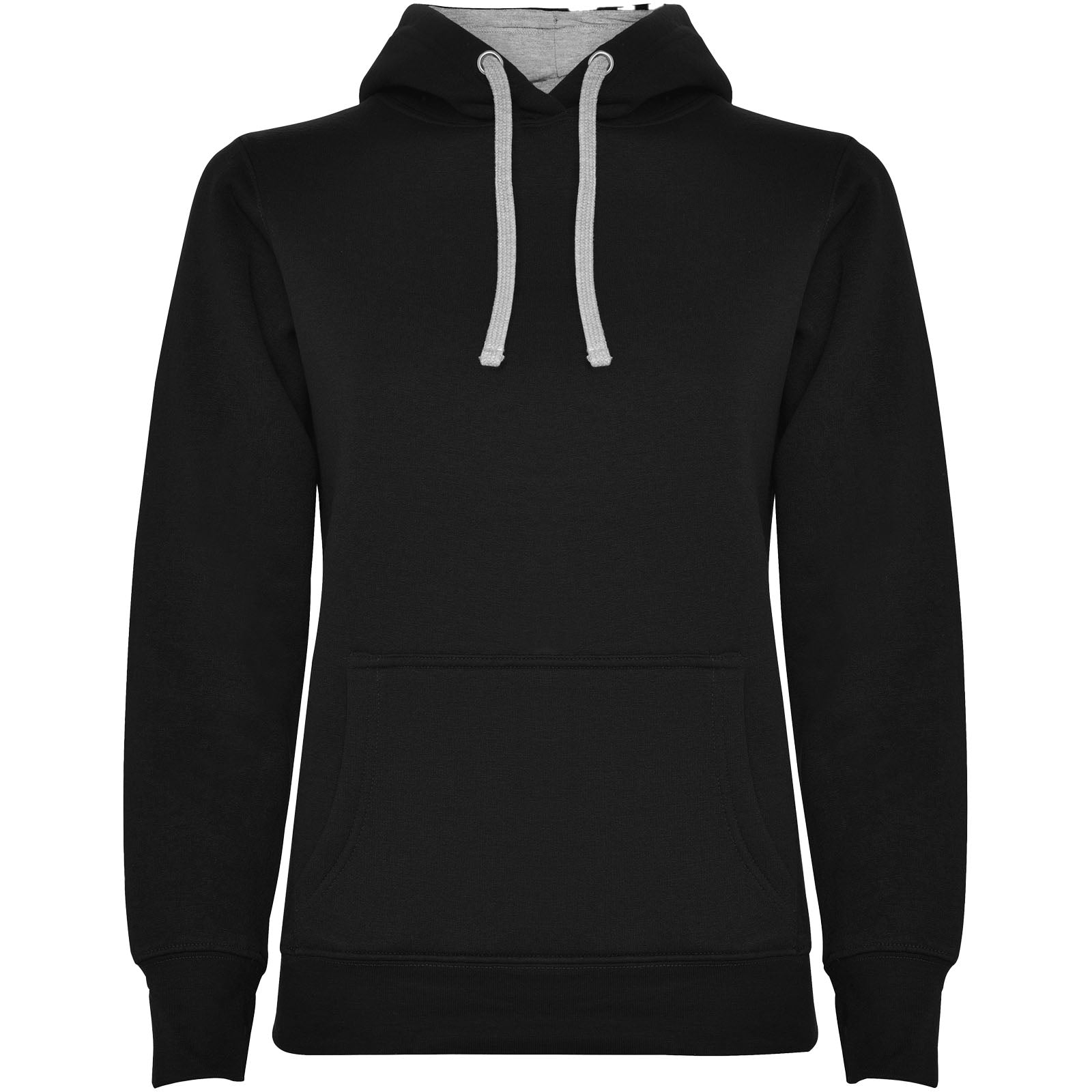 Urban 280 g/m² Kapuzenpullover für Damen – Schwarz Marl Grau – 2XL