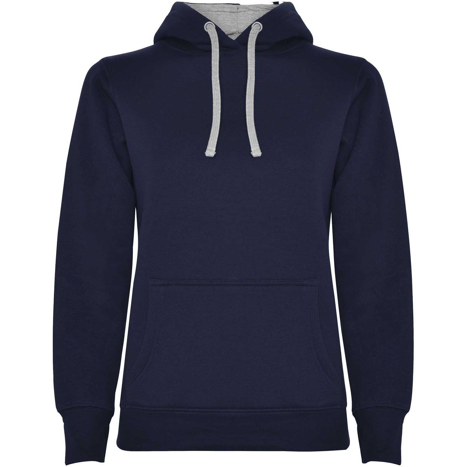 Urban 280 g/m² Kapuzenpullover für Damen – Marineblau Marl Grau – 2XL