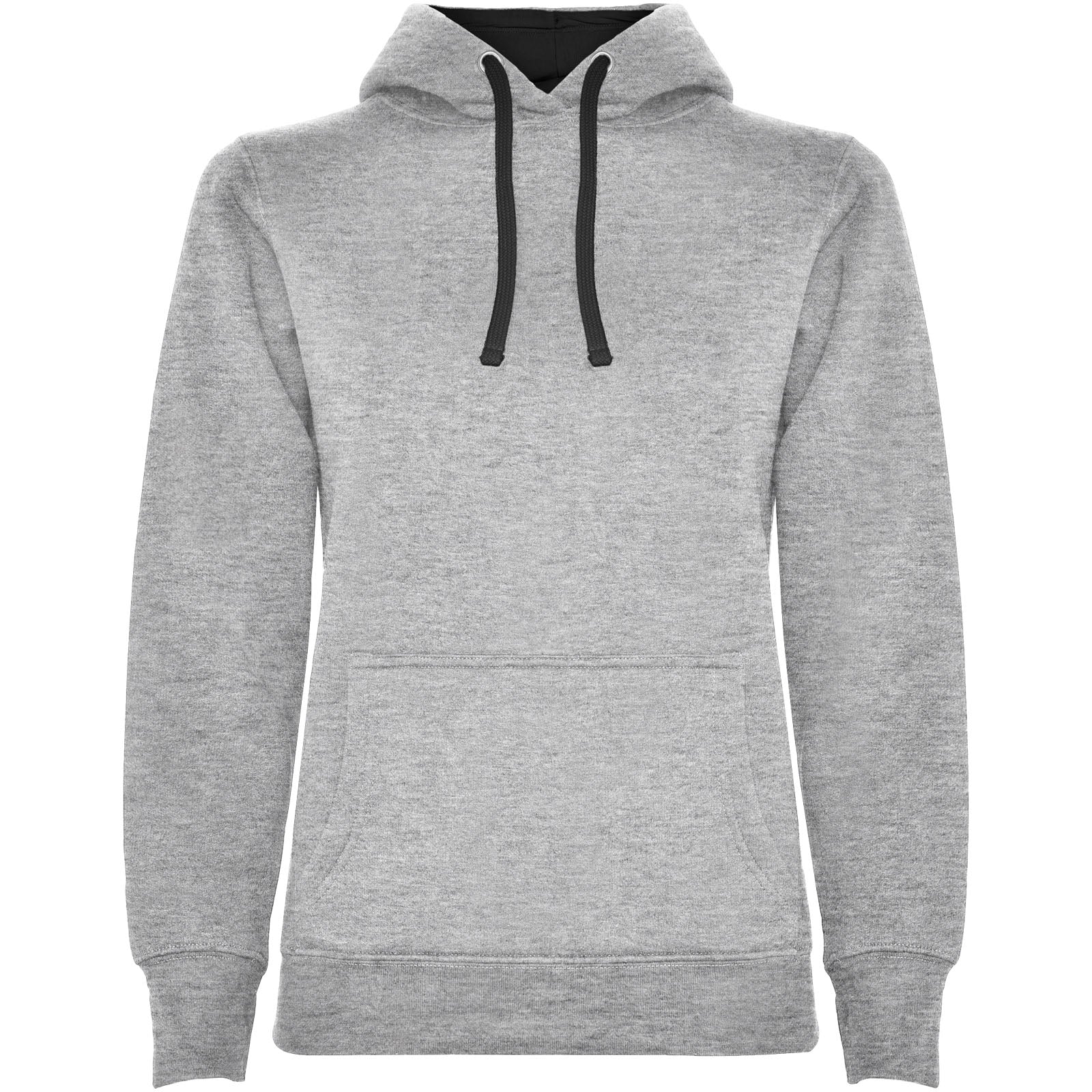 Urban 280 g/m² Kapuzenpullover für Damen – Marl Grau Schwarz – 2XL