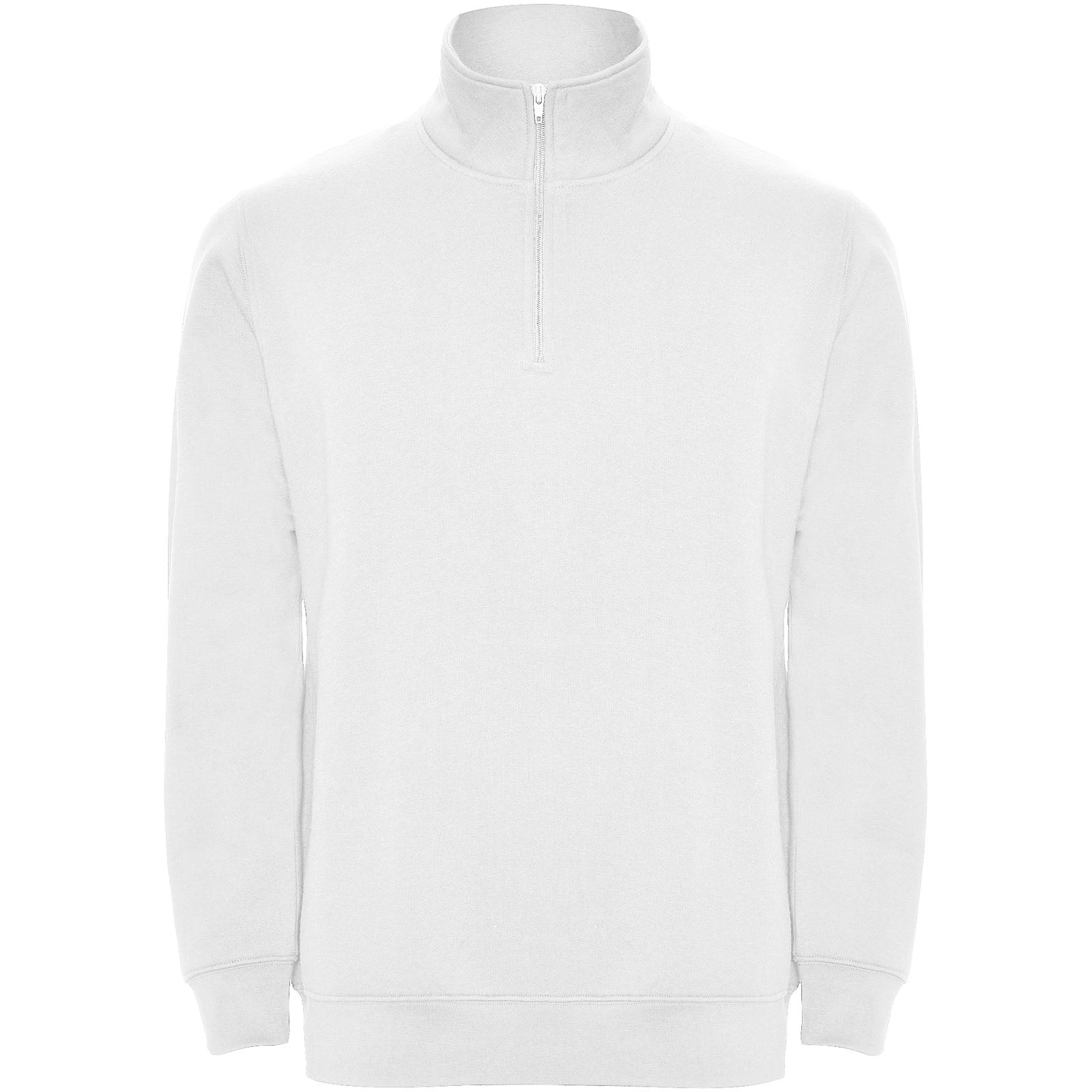 Aneto 280 g/m² Pullover mit Viertelreißverschluss – Weiss – 3XL