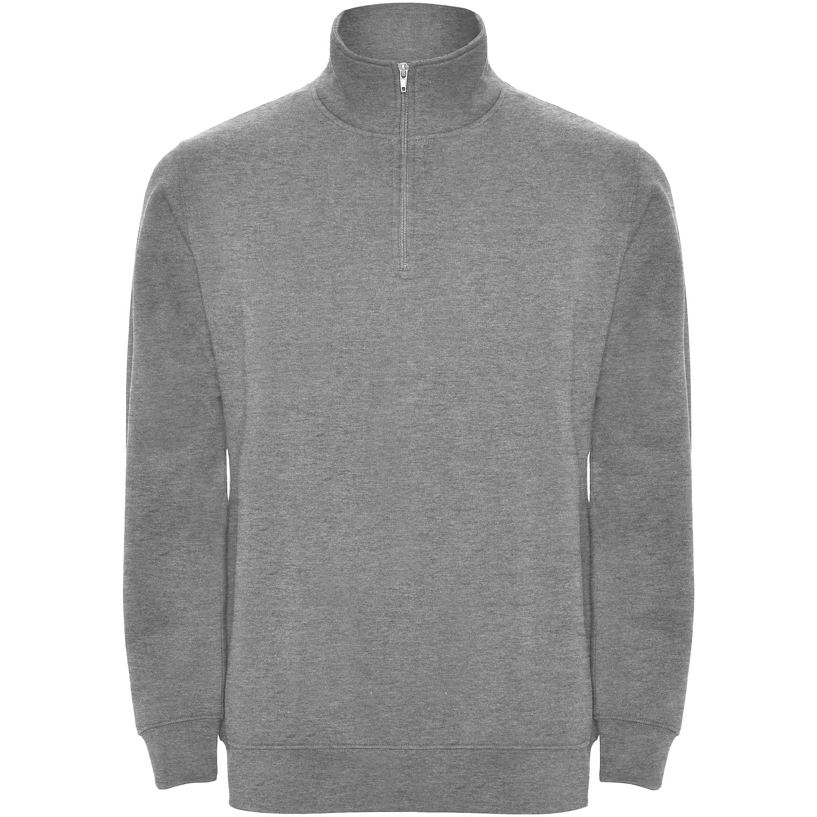Aneto 280 g/m² Pullover mit Viertelreißverschluss – Marl Grau – 3XL