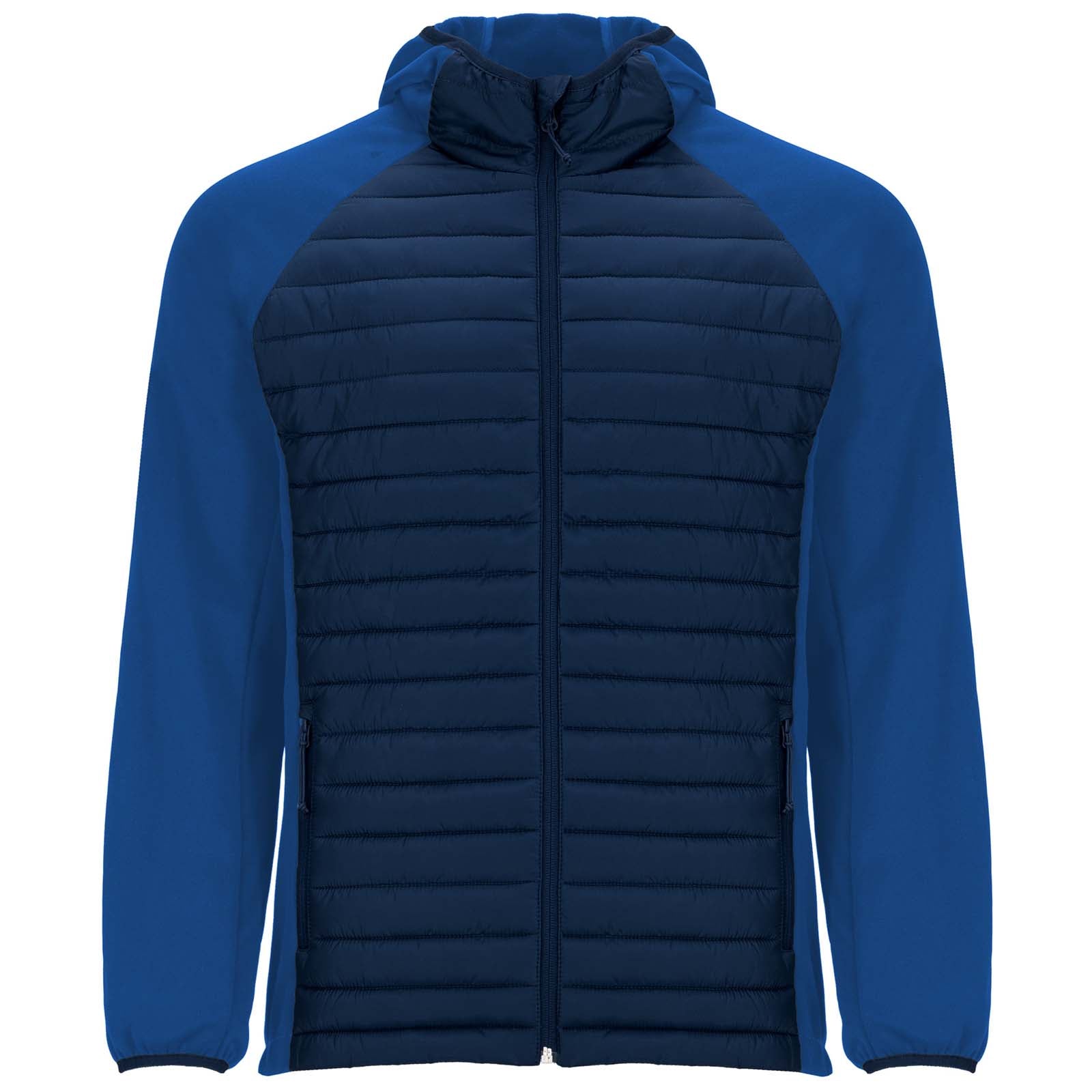 Minsk Hybrid Thermojacke Unisex – Marineblau Royalblau – 3XL