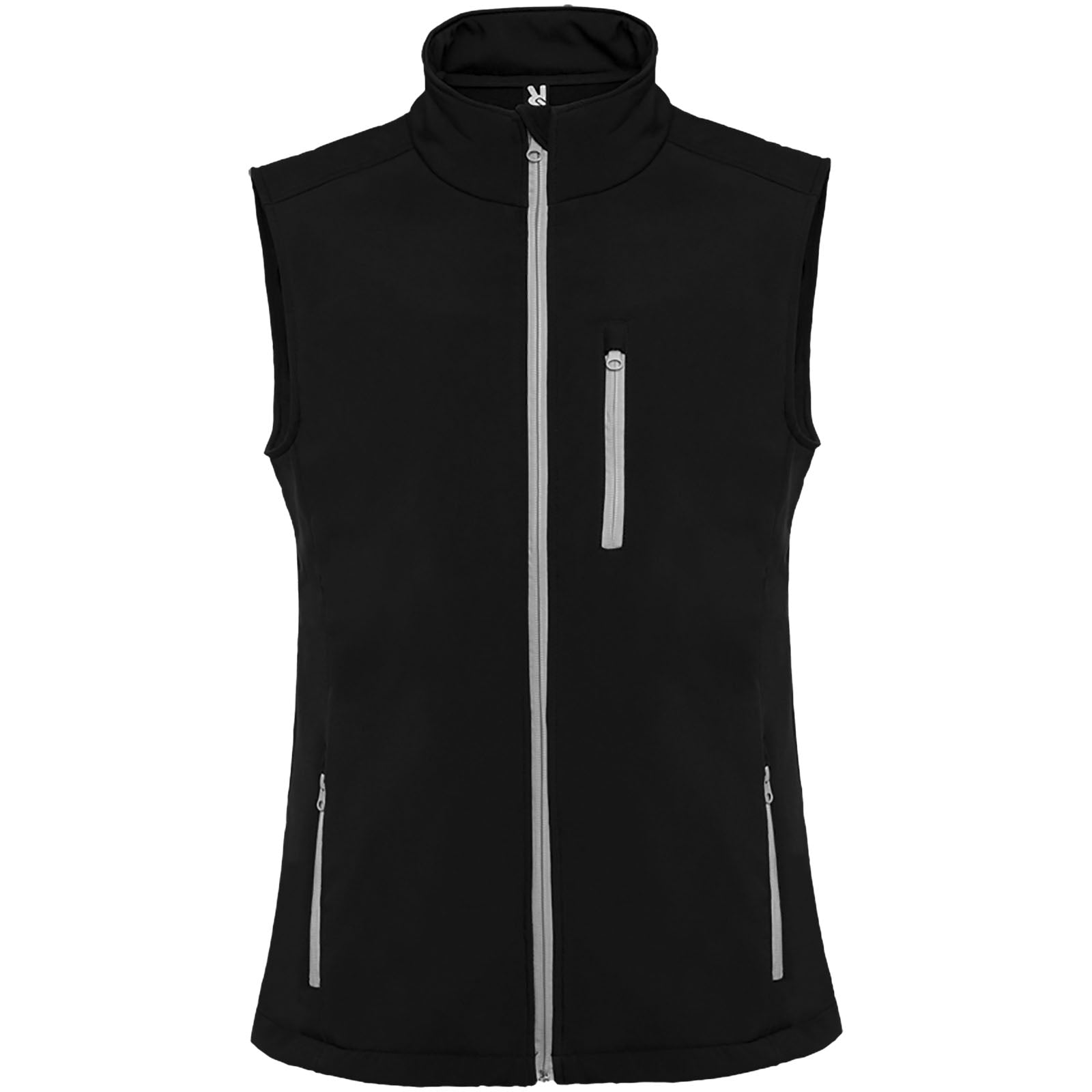 Nevada Softshellbodywarmer Unisex – Schwarz – 2XL
