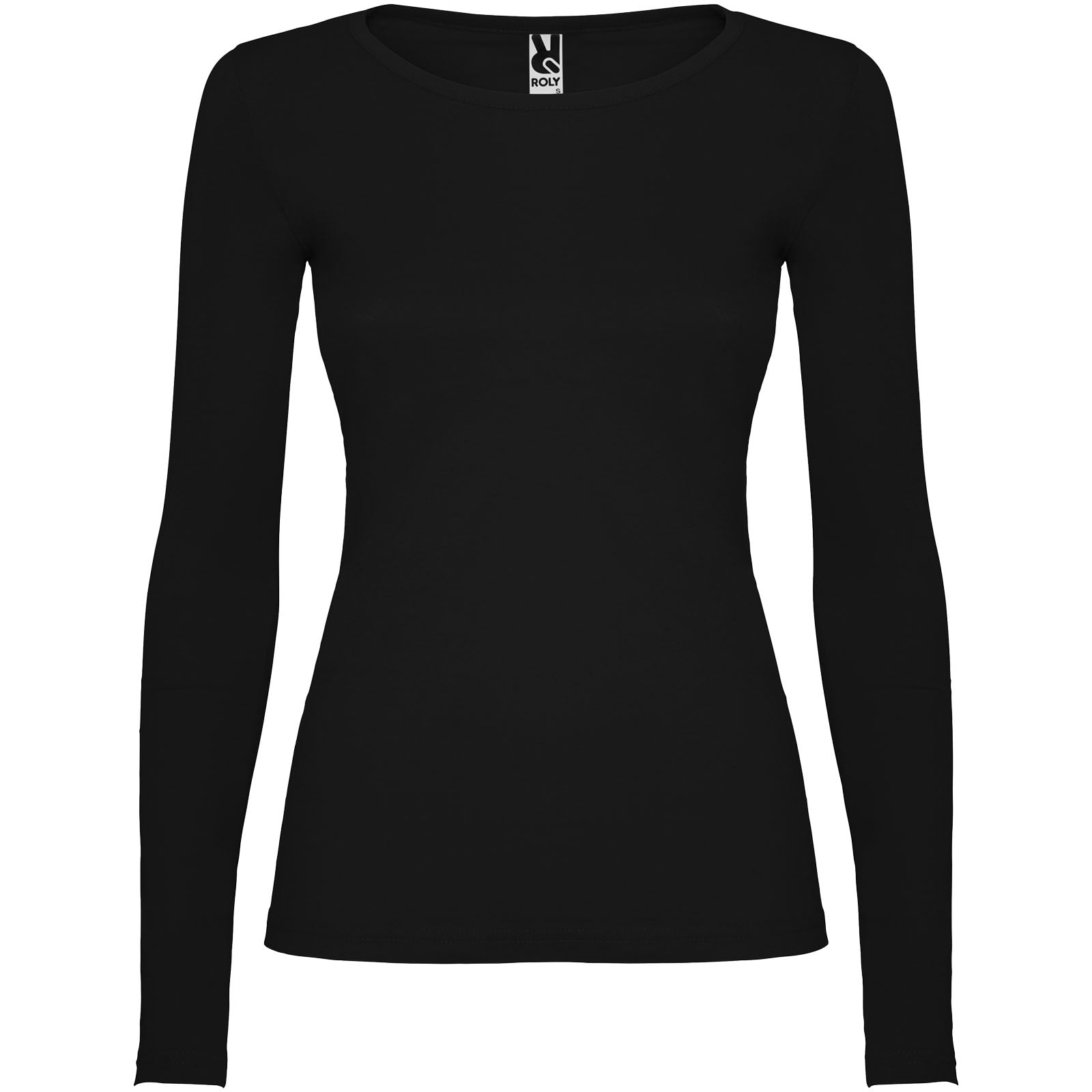 Extreme 160 g/m² Langarmshirt für Damen – Schwarz – 3XL