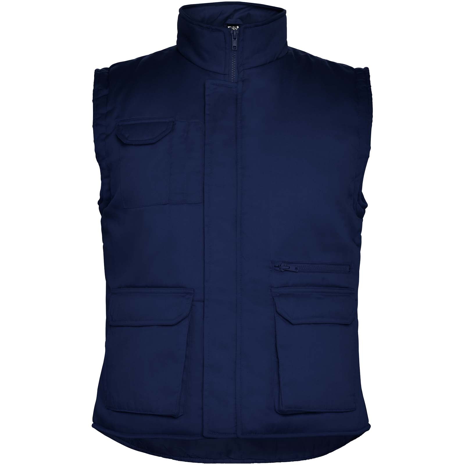 Almanzor Vielseitige Thermo Arbeitsweste mit hohem Kragen – Marineblau – 4XL