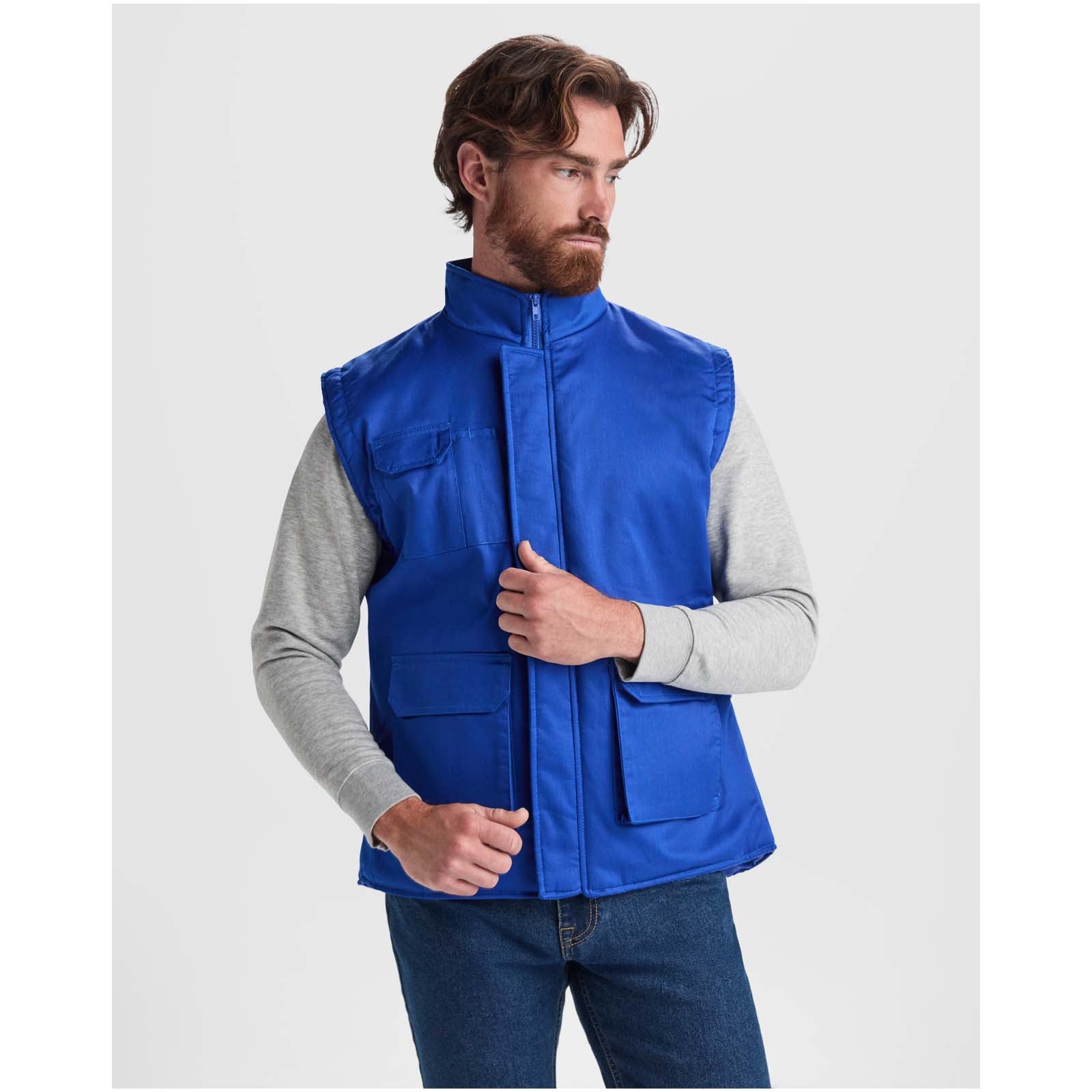 Almanzor Vielseitige Thermo Arbeitsweste mit hohem Kragen