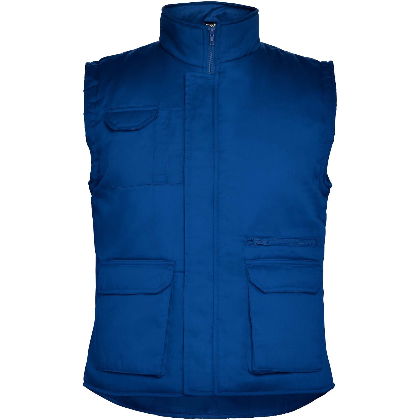 Almanzor Vielseitige Thermo Arbeitsweste mit hohem Kragen – Royalblau – 3XL