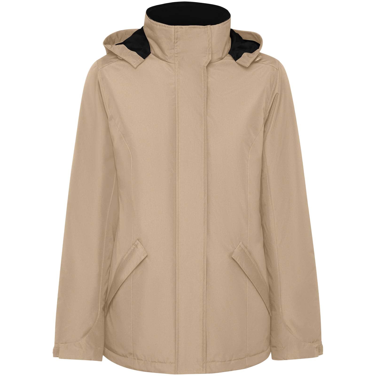 America wattierter Parka für Damen – Dunkelsand – 3XL