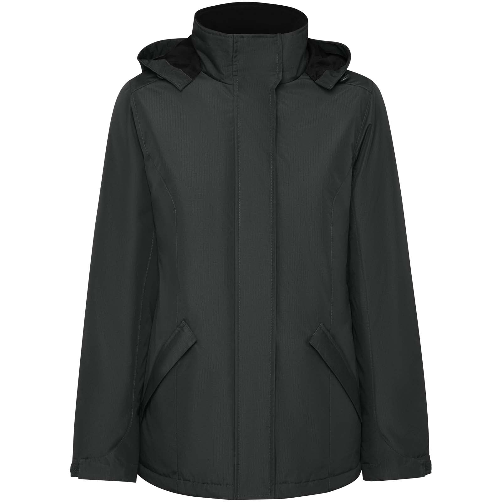 America wattierter Parka für Damen – Dunkelblei – 3XL