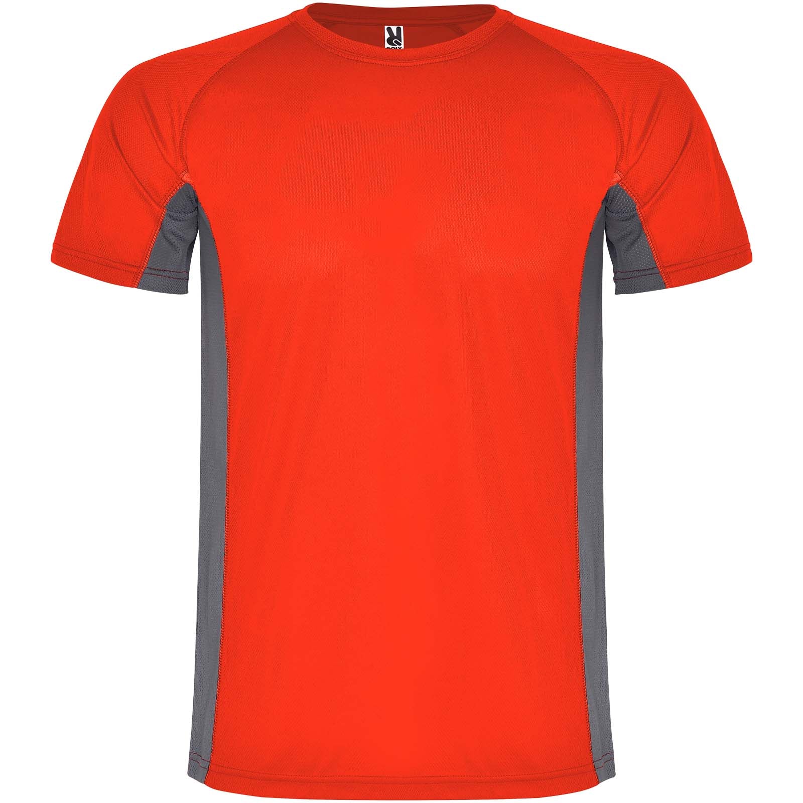 Shanghai 140 g/m² Sport T-Shirt für Herren – Rot Dunkelblei – 2XL