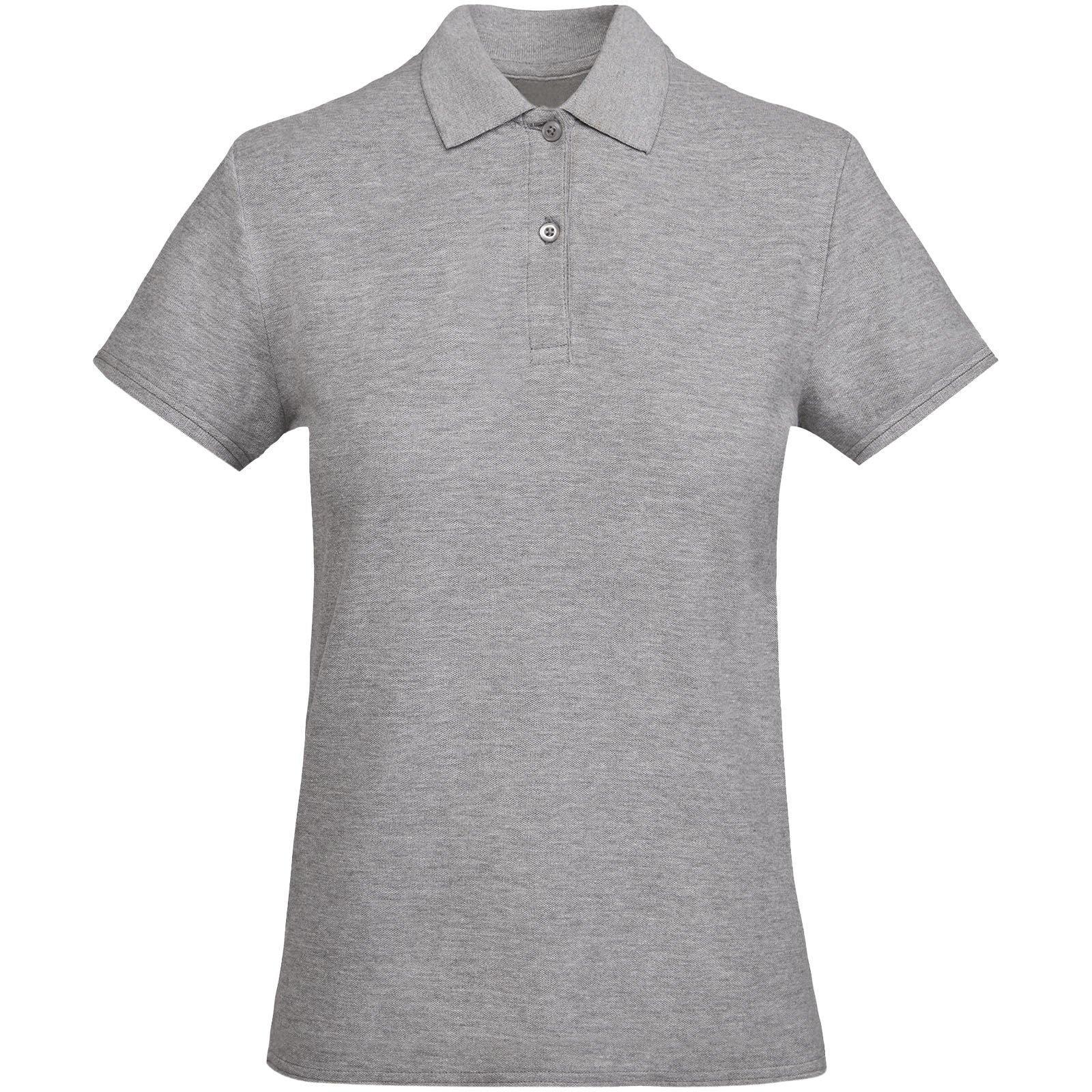Prince 210 g/m² Poloshirt aus Bio-Baumwolle für Damen – Marl Grau – 3XL