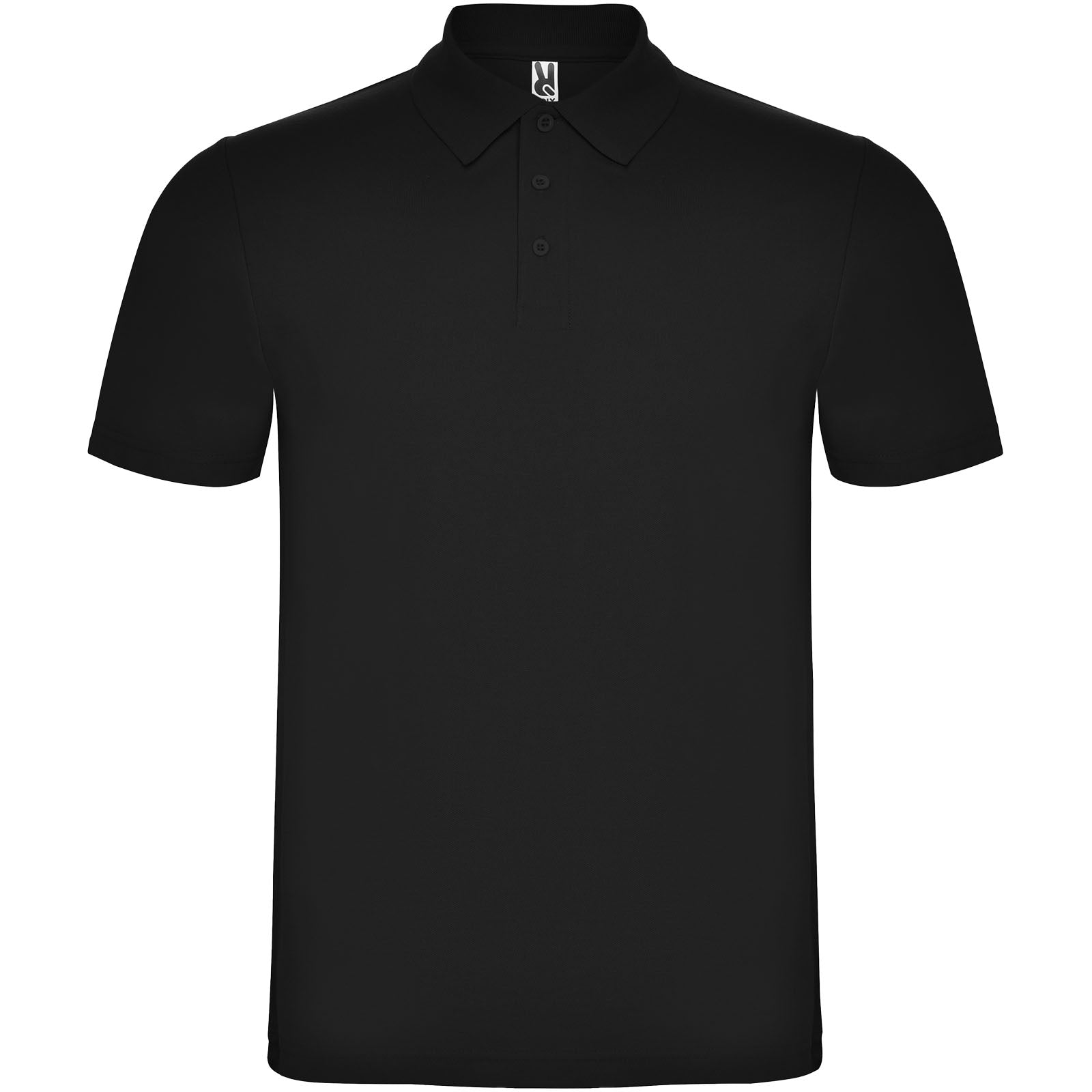 Austral 180 g/m² Poloshirt Unisex – Schwarz – 3XL