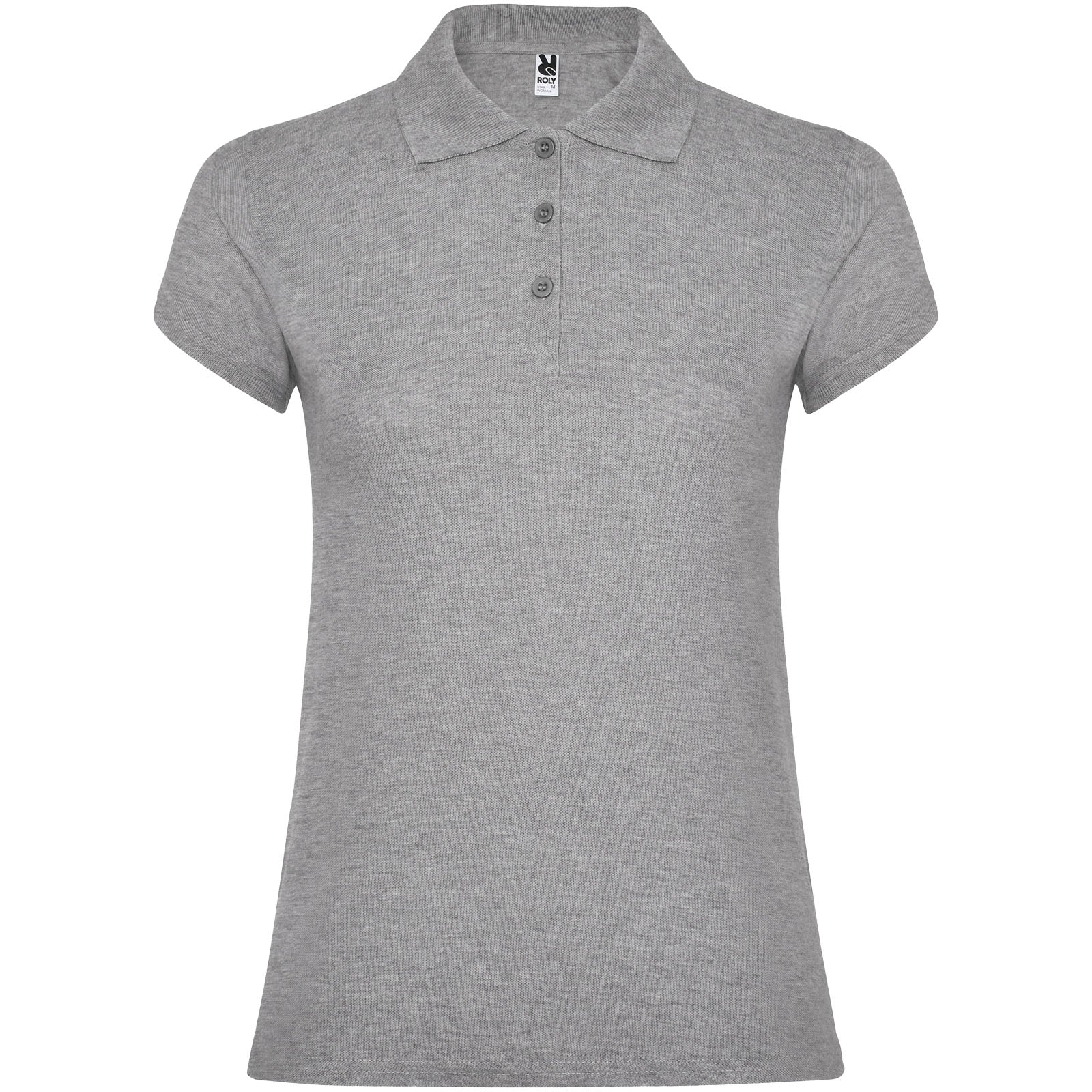 Star 200 g/m² Poloshirt für Damen – Marl Grau – 3XL