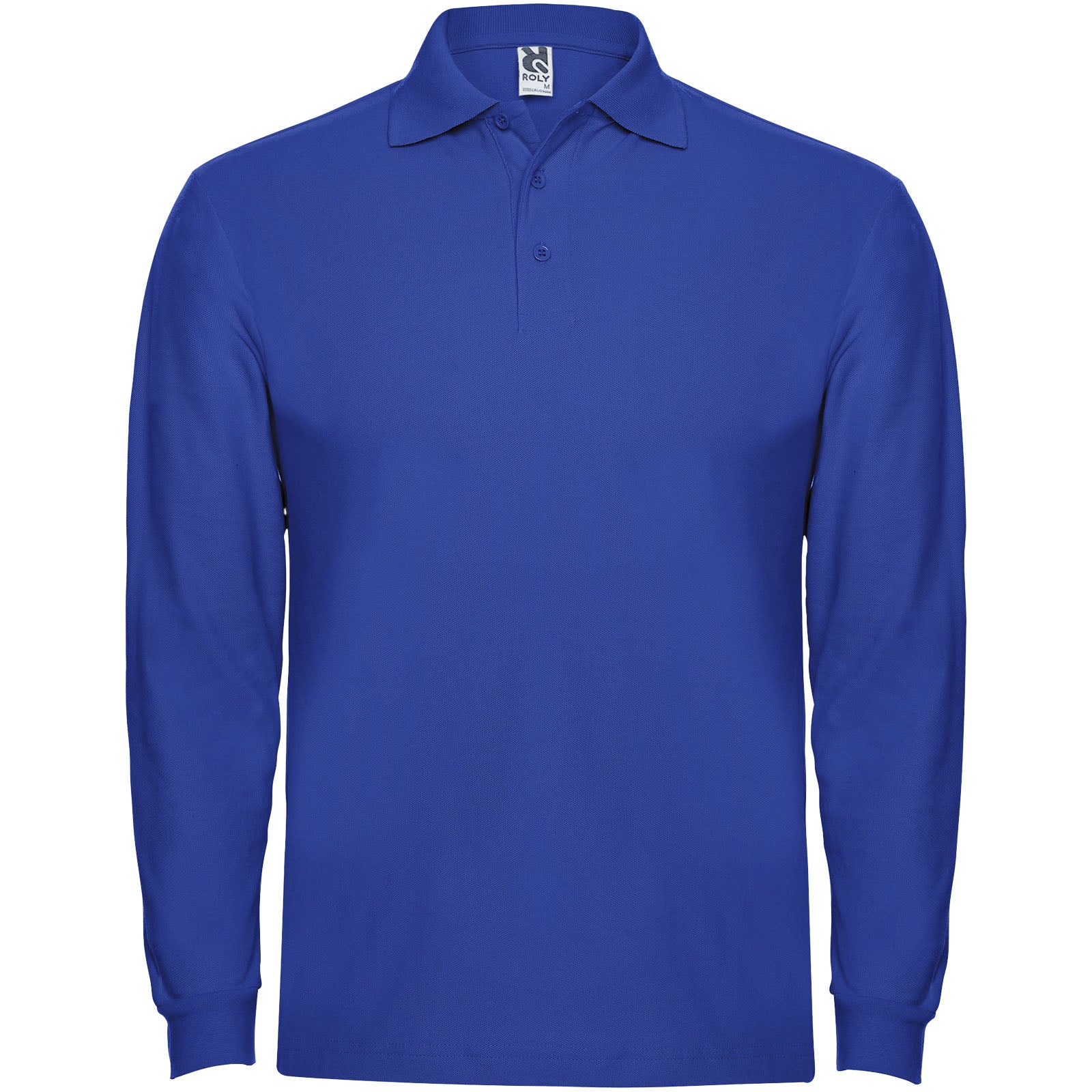 Estrella 220 g/m² Langarm Poloshirt für Herren – Royalblau – 3XL