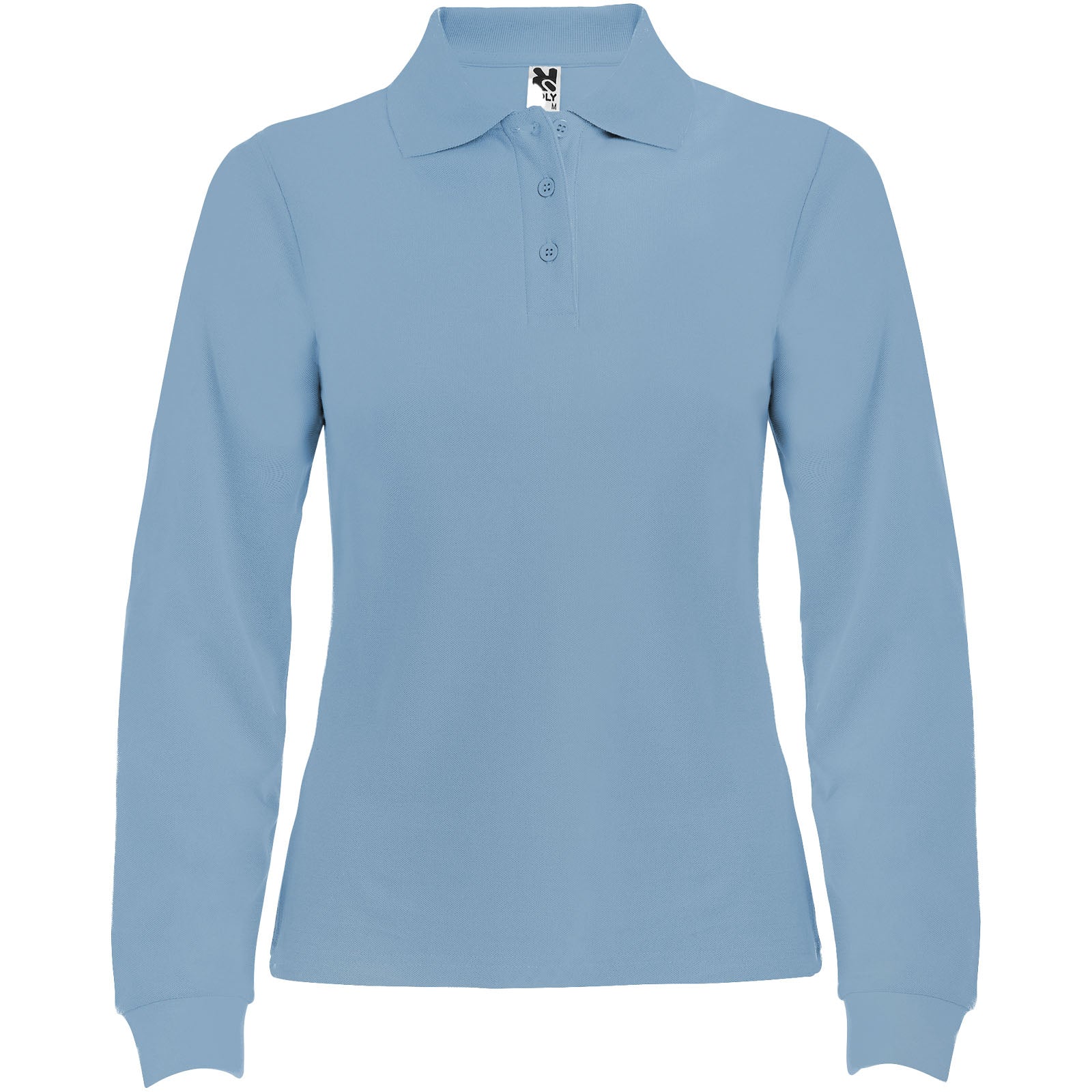 Estrella 220 g/m² Langarm Poloshirt für Damen – Himmelblau – 3XL