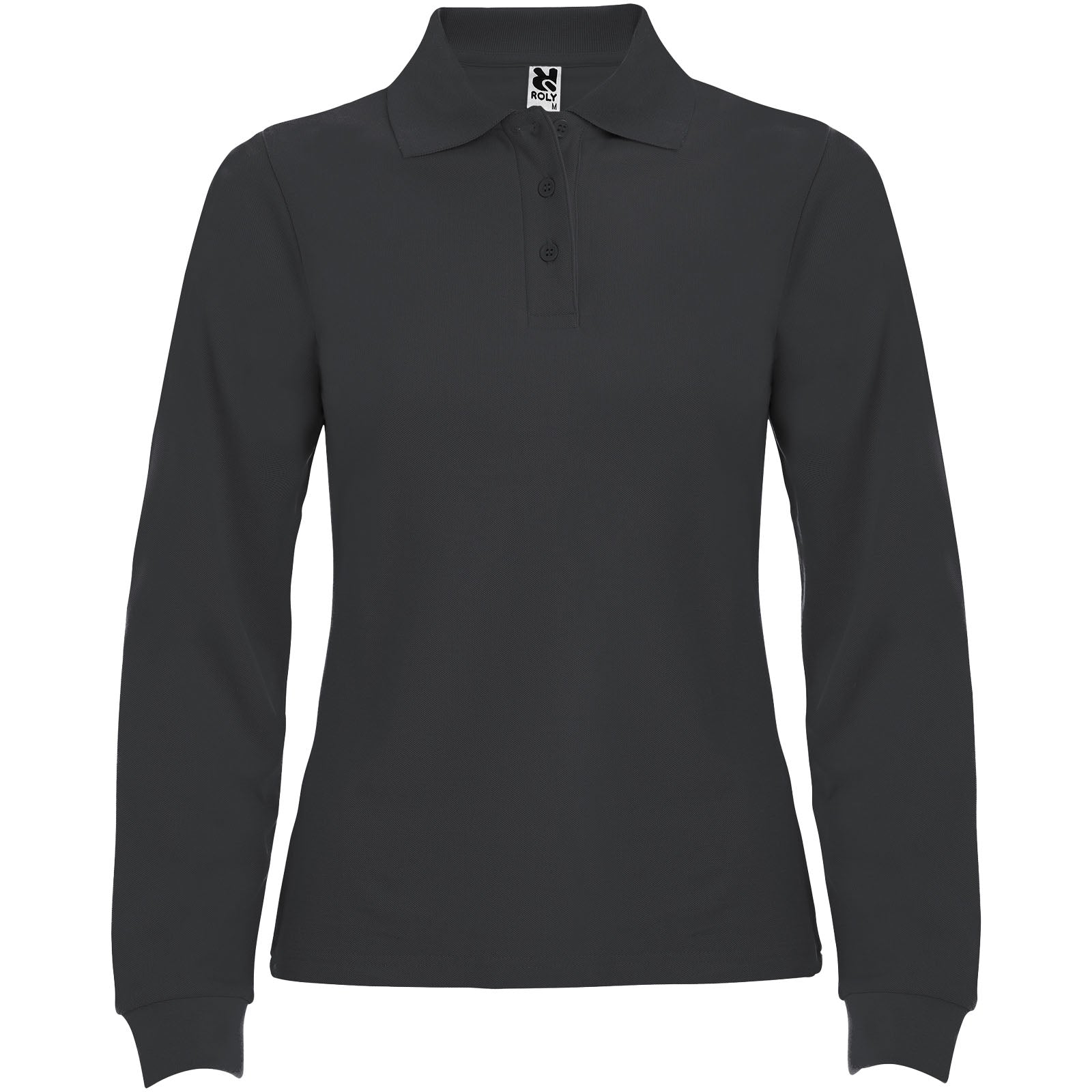 Estrella 220 g/m² Langarm Poloshirt für Damen – Dunkelblei – 3XL
