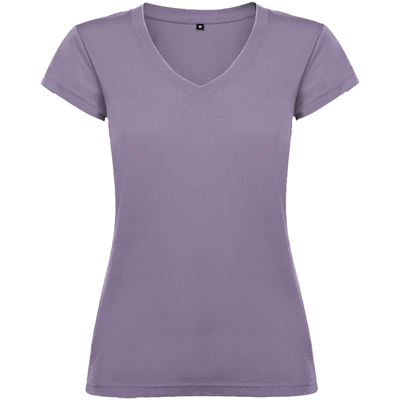 Victoria 155 g/m² T-Shirt mit V-Ausschnitt für Damen – Flieder – 3XL
