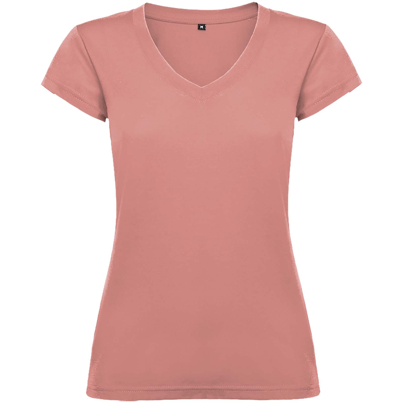 Victoria 155 g/m² T-Shirt mit V-Ausschnitt für Damen – Tonorange – 3XL