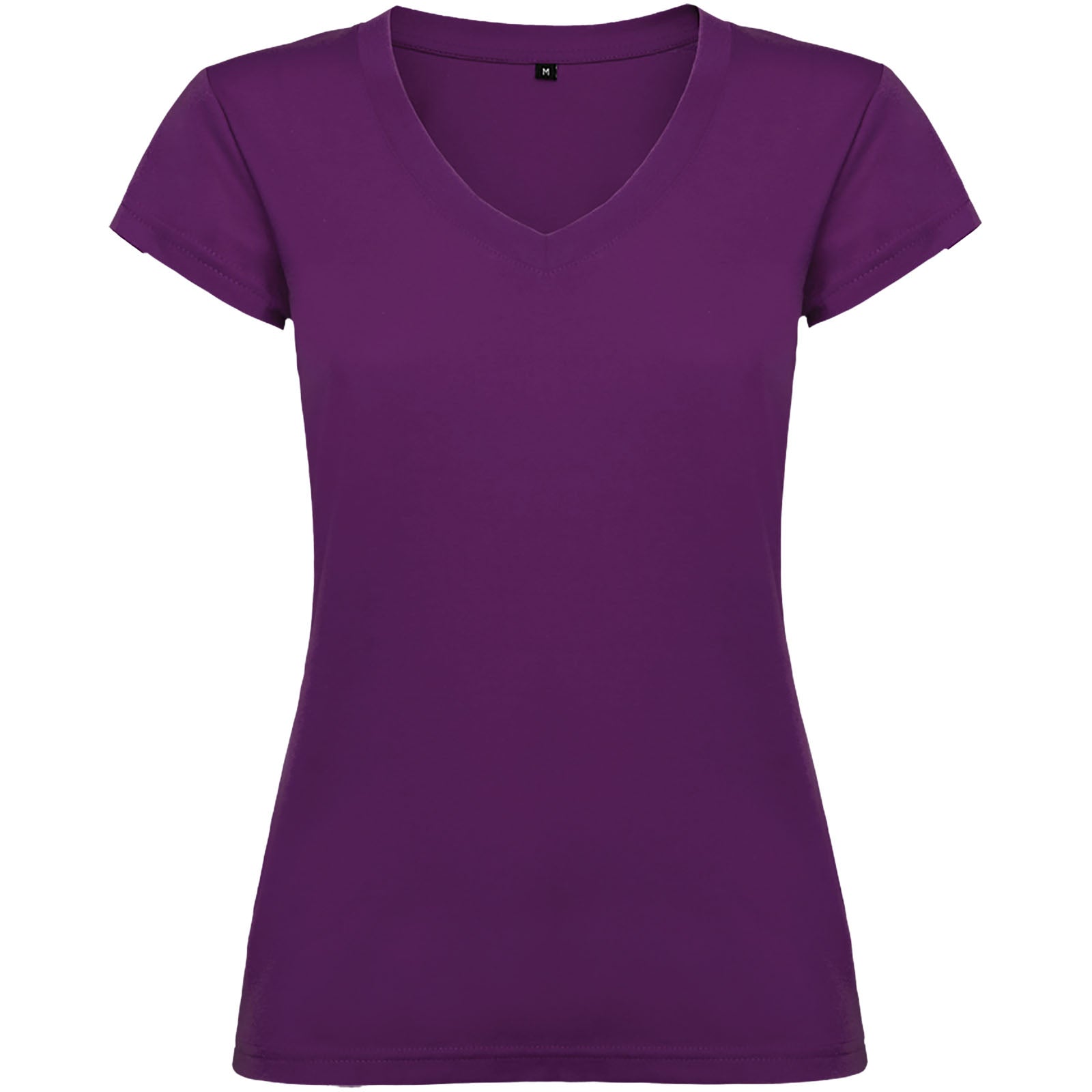 Victoria 155 g/m² T-Shirt mit V-Ausschnitt für Damen – Lila – 3XL