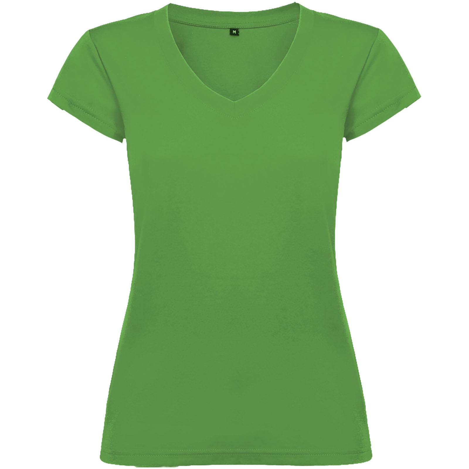 Victoria 155 g/m² T-Shirt mit V-Ausschnitt für Damen – Tropischgrün – 3XL