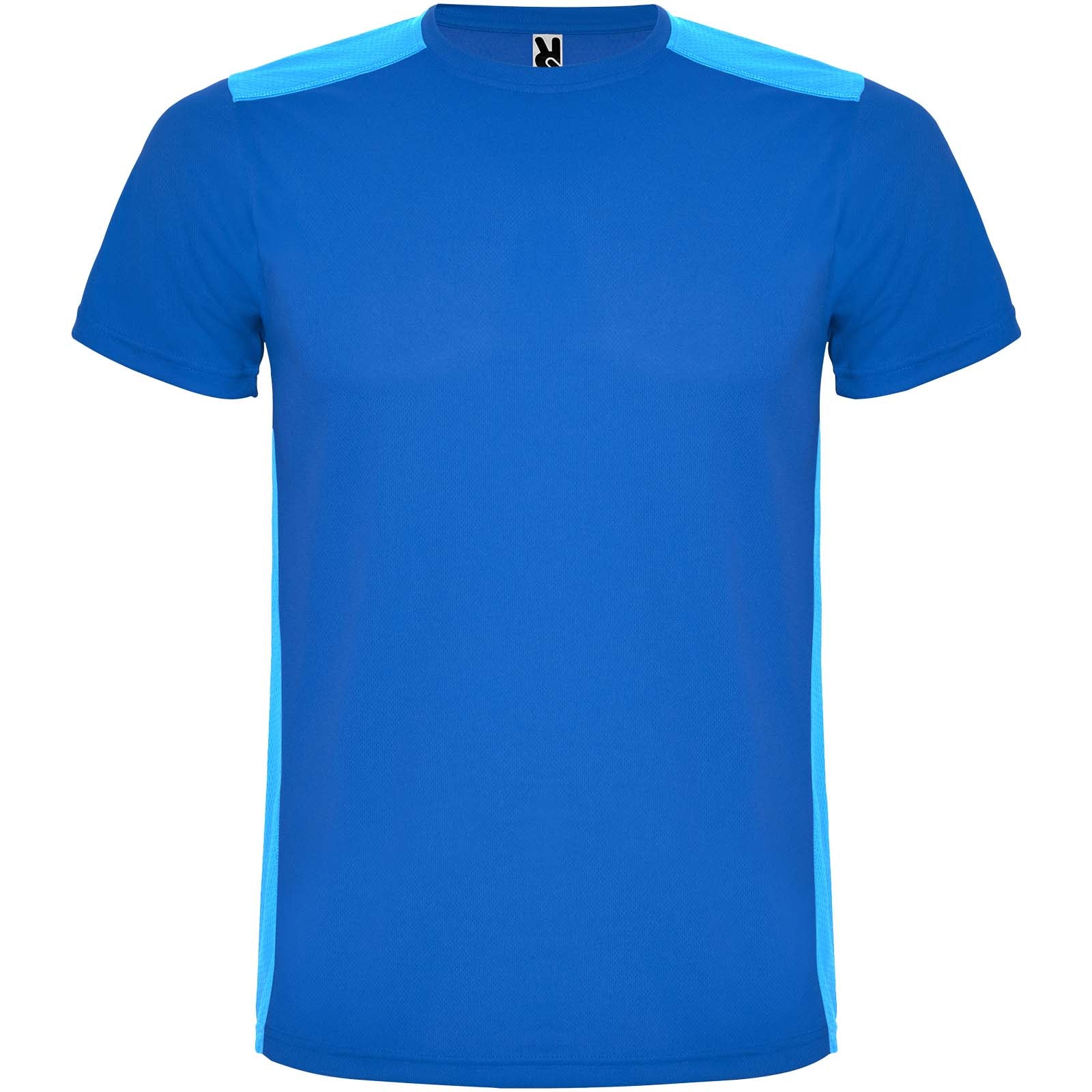 Detroit 130 g/m² T-Shirt Unisex aus recyceltem Material – Royalblau Hellroyal – 2XL