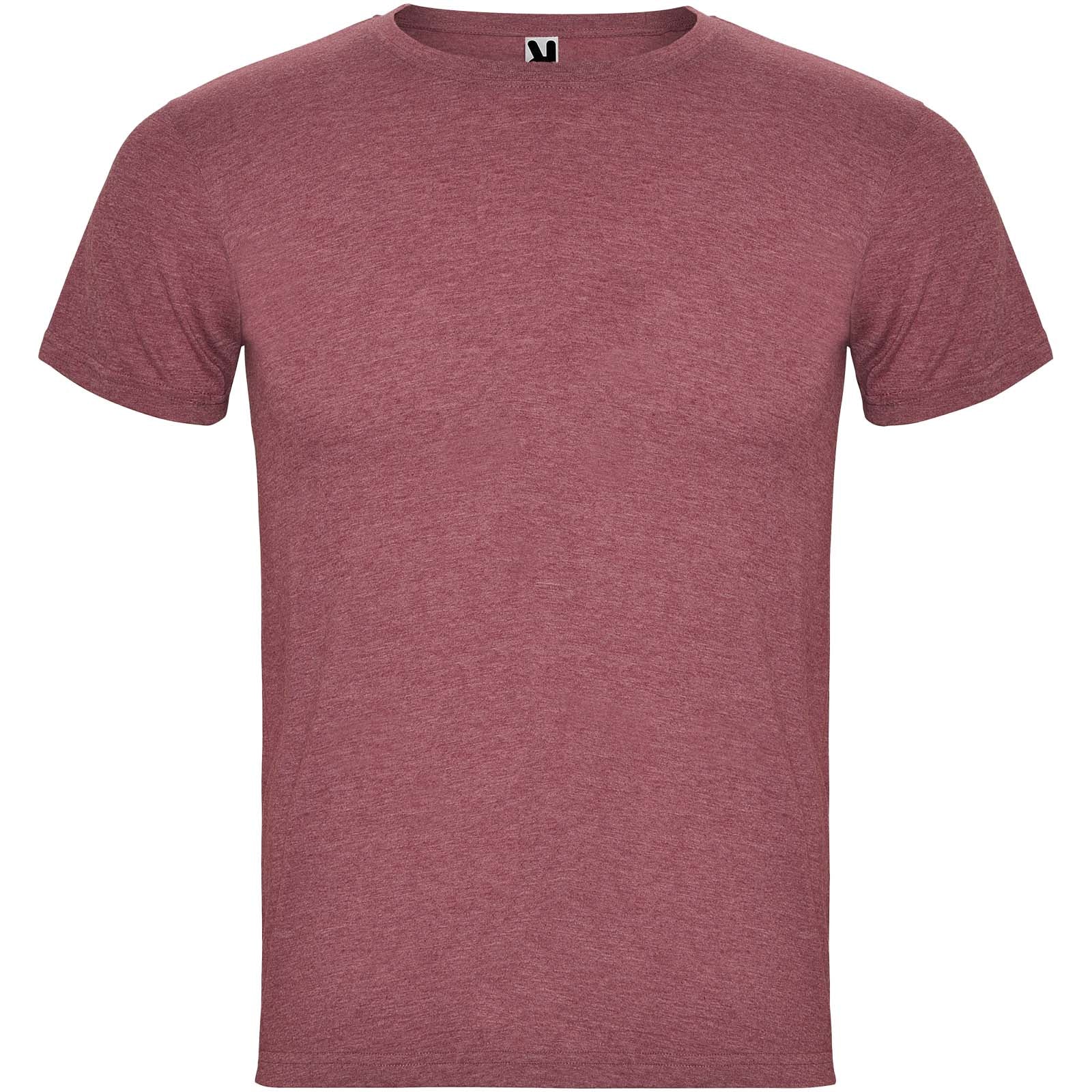 Fox 150 g/m² T-Shirt für Herren – Heather Granatrot – 3XL