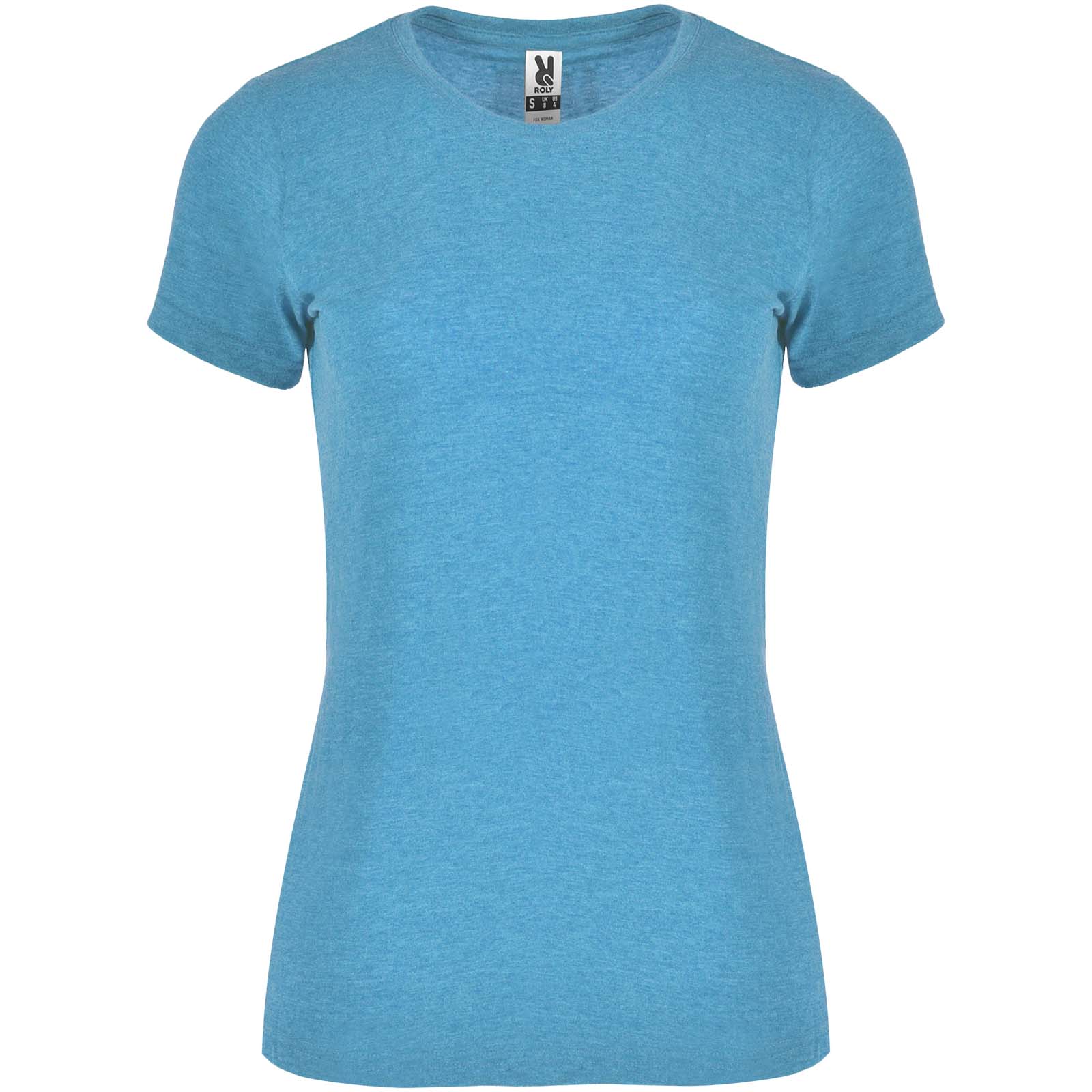 Fox 150 g/m² T-Shirt für Damen – Heather Türkis – 2XL