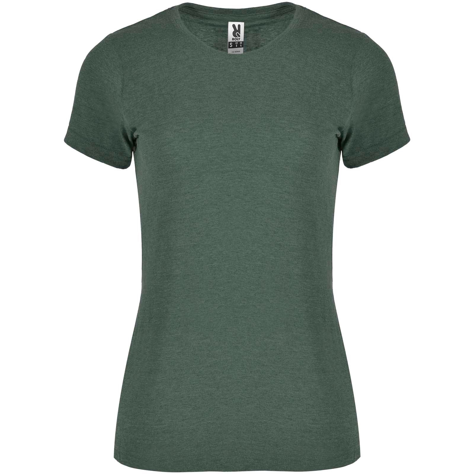 Fox 150 g/m² T-Shirt für Damen – Heather Flaschengrün – 2XL