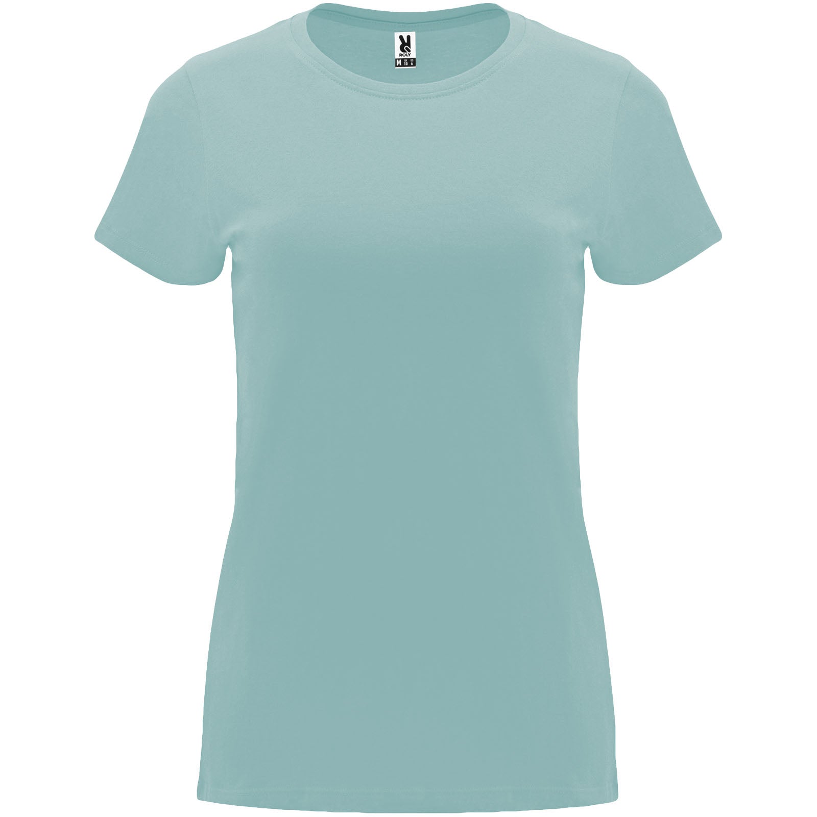 Capri 170 g/m² T-Shirt für Damen – Blau Washed – 3XL
