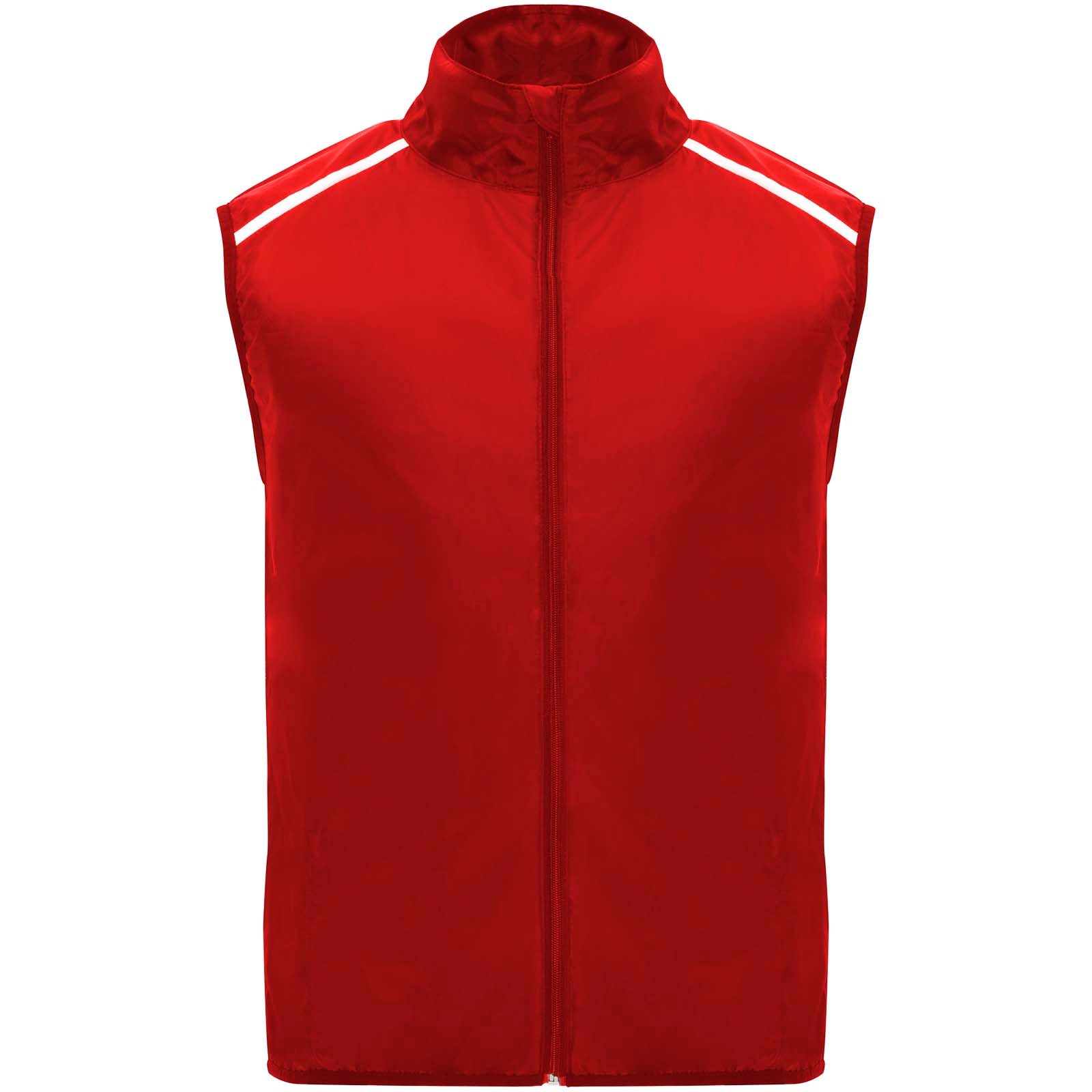 Jannu leichte Laufweste Unisex – Rot – 2XL