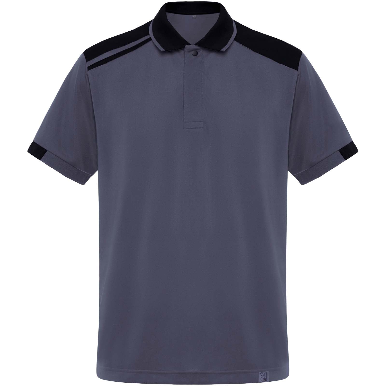 Samurai Kurzärmeliges Poloshirt mit antibakterieller Wirkung, 160 g/m2, unisex – Blei Schwarz – 3XL