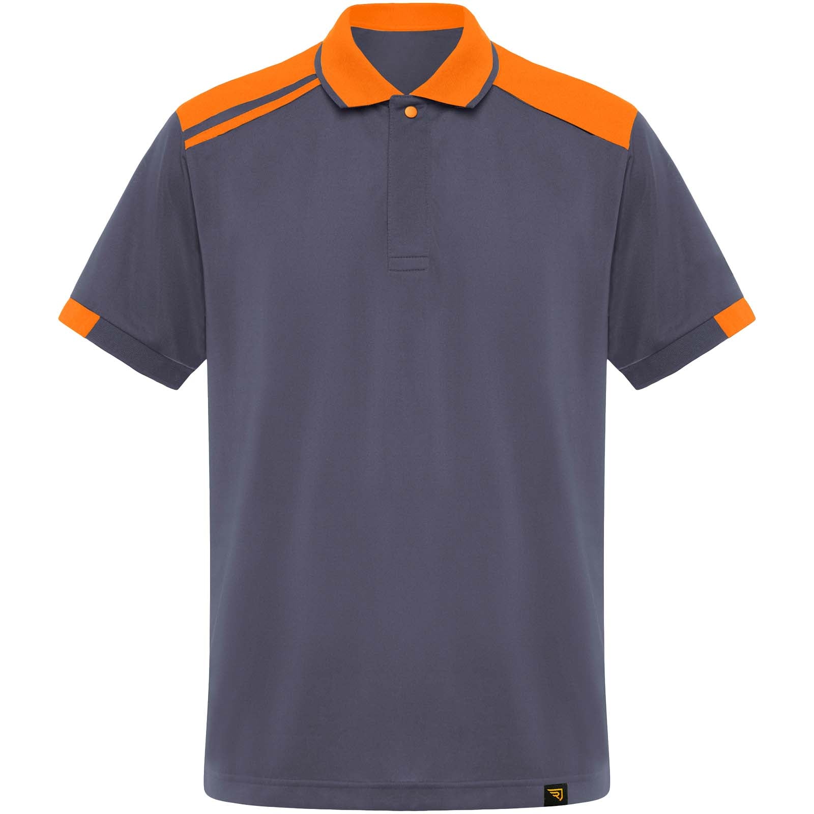 Samurai Kurzärmeliges Poloshirt mit antibakterieller Wirkung, 160 g/m2, unisex – Blei Orange – 3XL