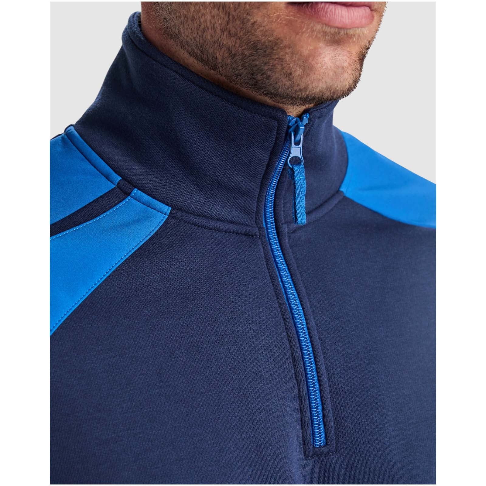 Maverick Pullover für Herren mit halbem Reißverschluss, 280 g/m2