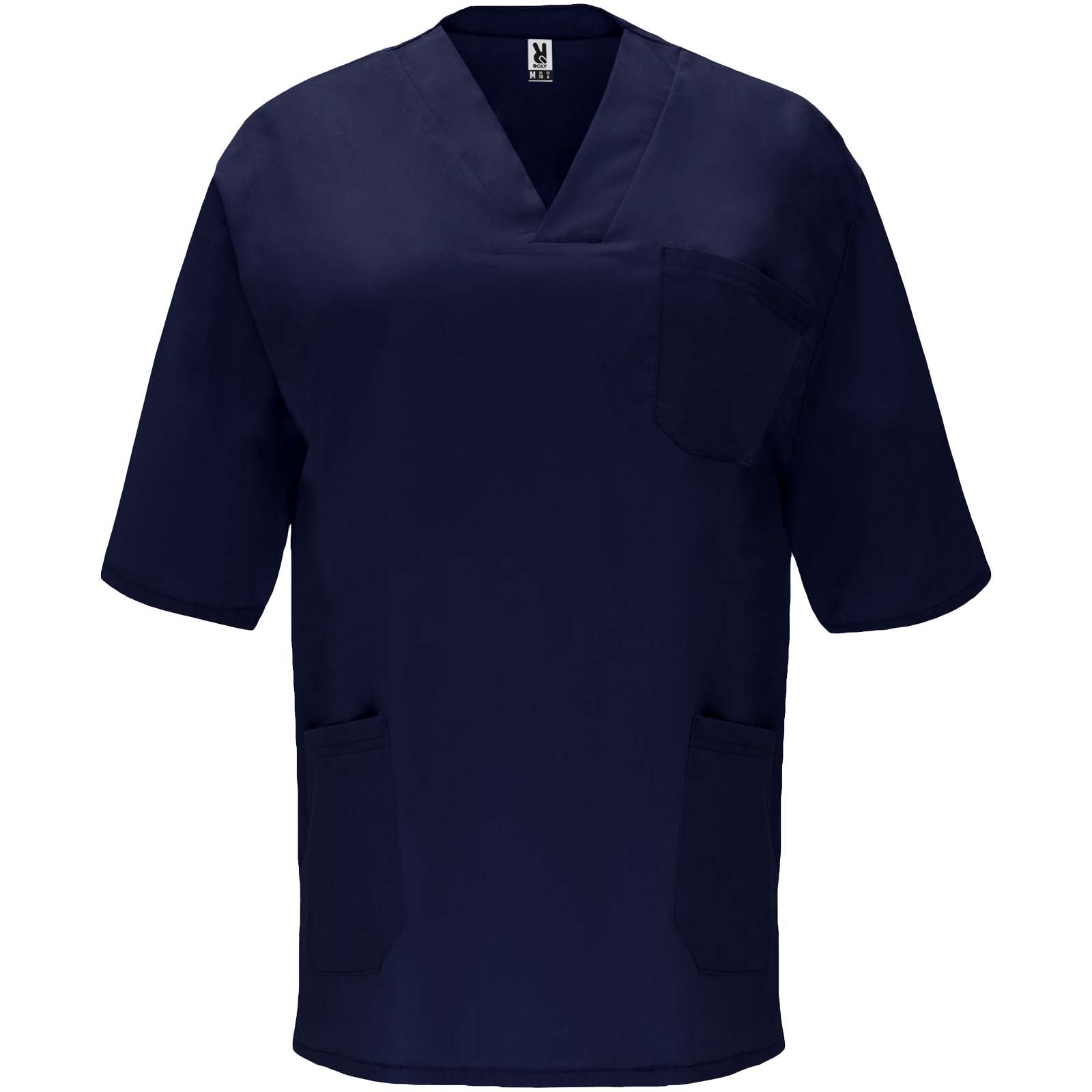 Panacea Kurzärmeliges Arbeitshemd, 160 g/m2, unisex – Marineblau – 3XL