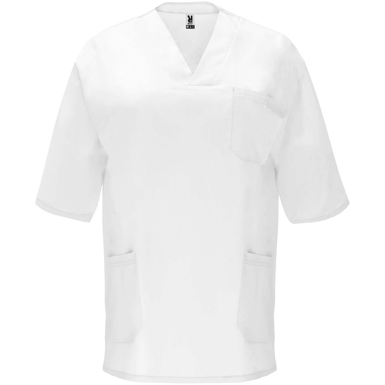 Panacea Kurzärmeliges Arbeitshemd, 160 g/m2, unisex – Weiss – 3XL