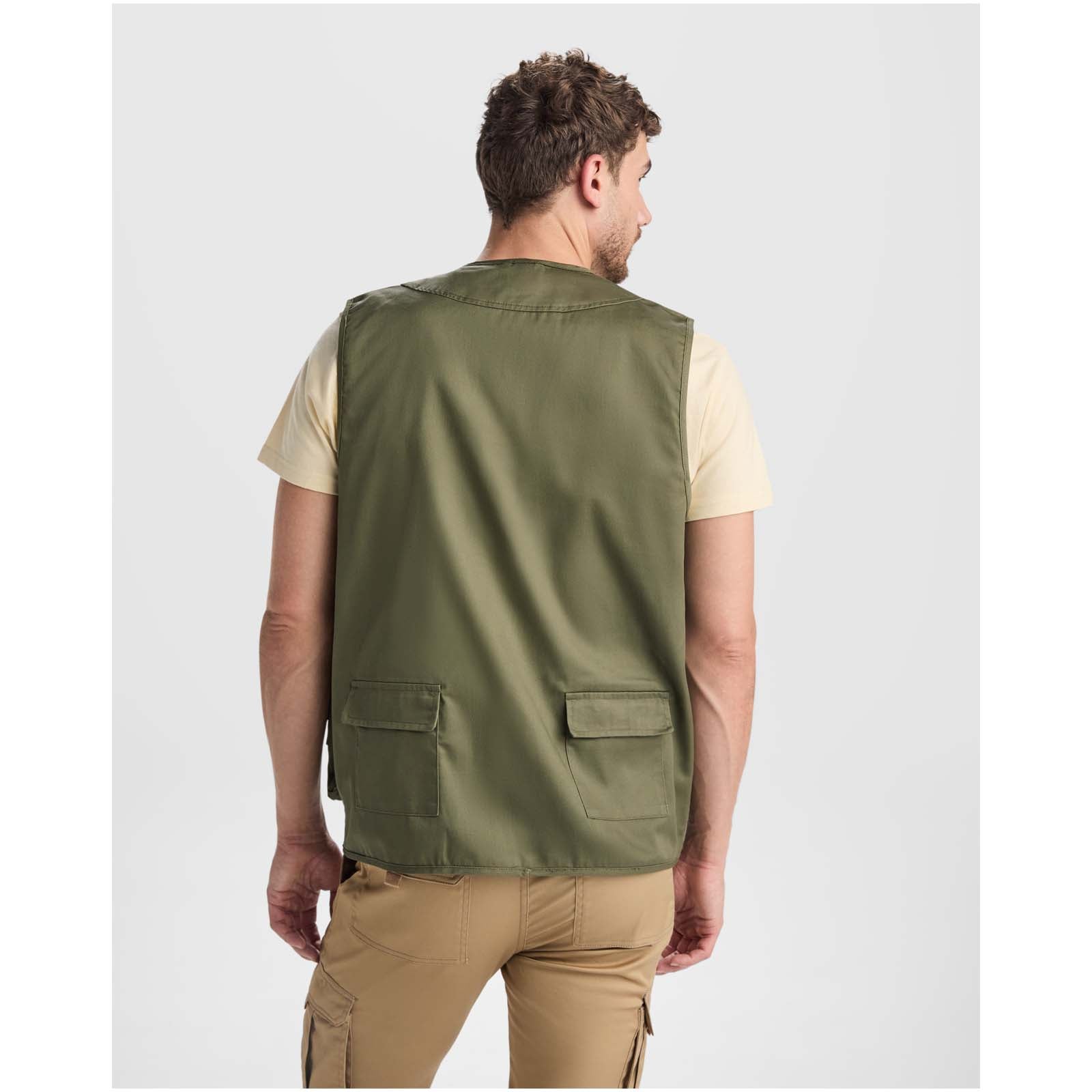 Venera Arbeitsweste mit V-Ausschnitt und mehreren Taschen, 200 g/m2