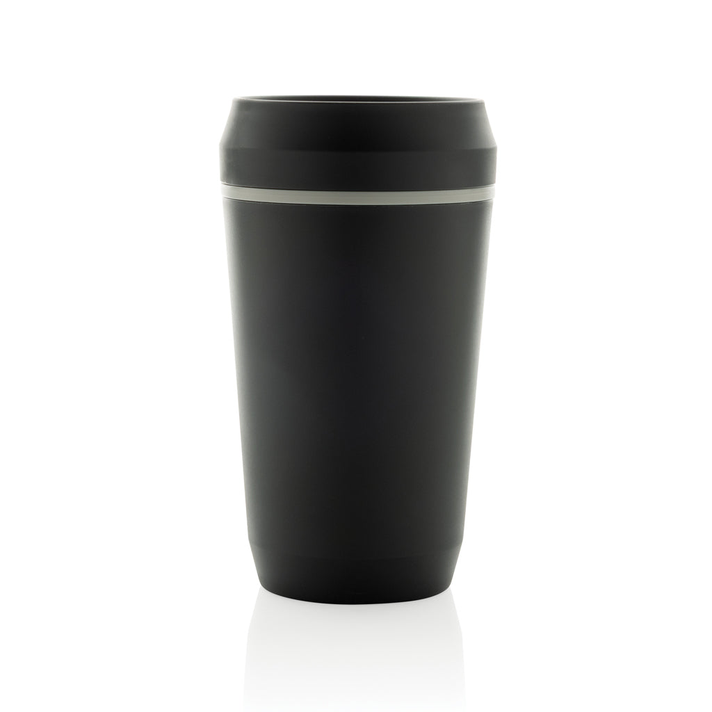 Topl-Becher aus rec. Kunststoff mit 360-Grad-Deckel 354ml – Ansicht 6