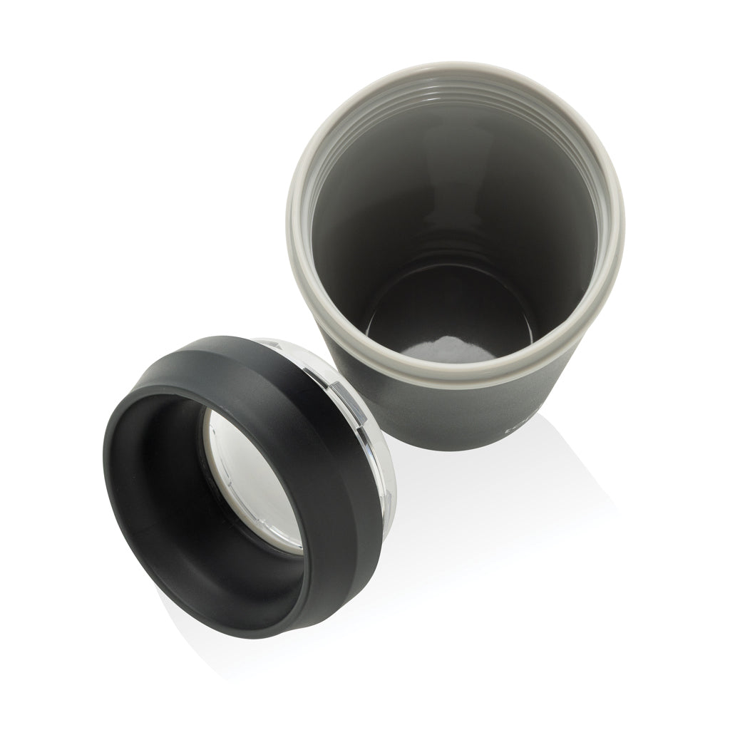 Topl-Becher aus rec. Kunststoff mit 360-Grad-Deckel 354ml – Ansicht 7