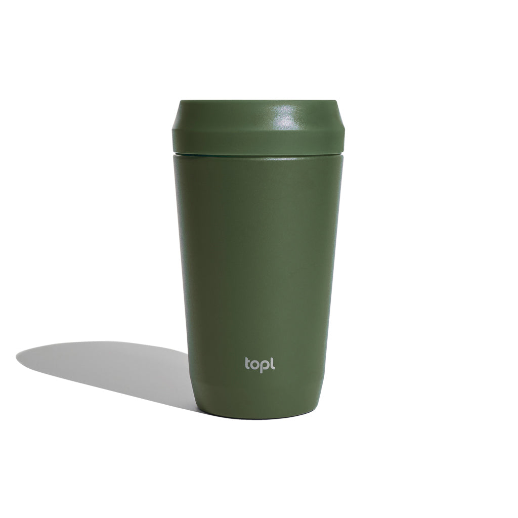 Topl-Trinkbecher aus rec. Stahl mit 360-Grad-Deckel 354ml – Ansicht 2