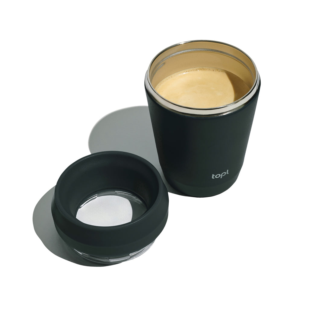 Topl-Trinkbecher aus rec. Stahl mit 360-Grad-Deckel 236ml – Ansicht 5